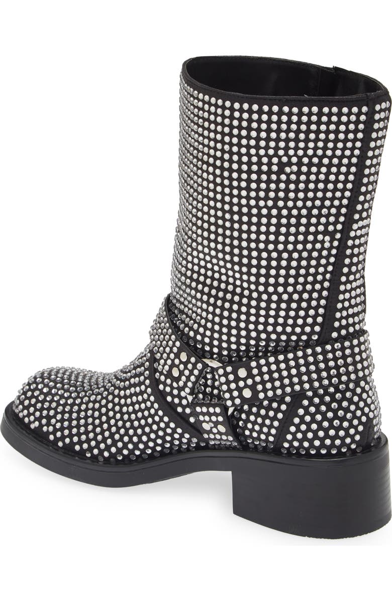 CHARITY-BLACKSILVER FLAT BOOTIE - Image 3