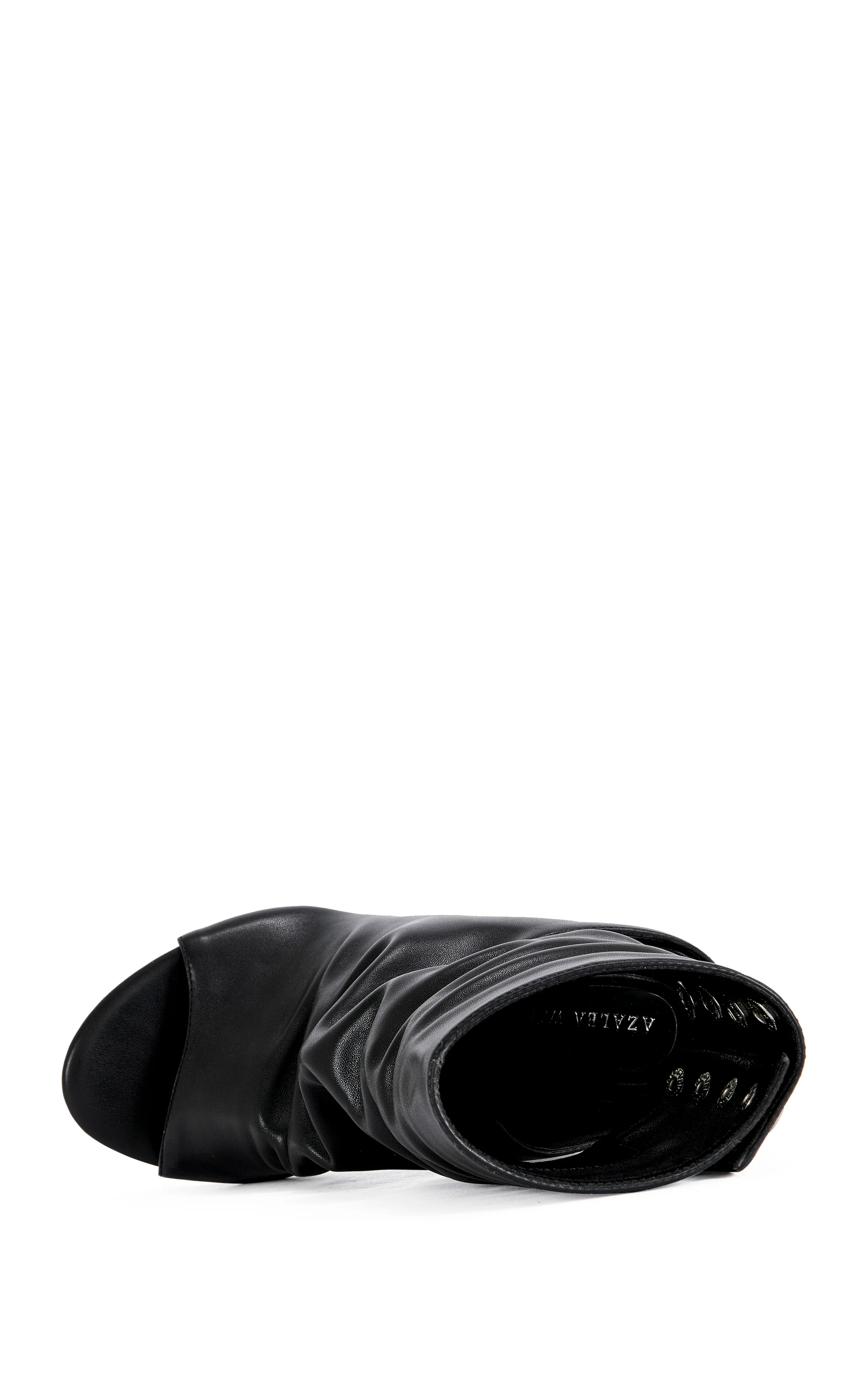 CIRCOS-BLACK WEDGE SANDAL BOOTIE - Image 4