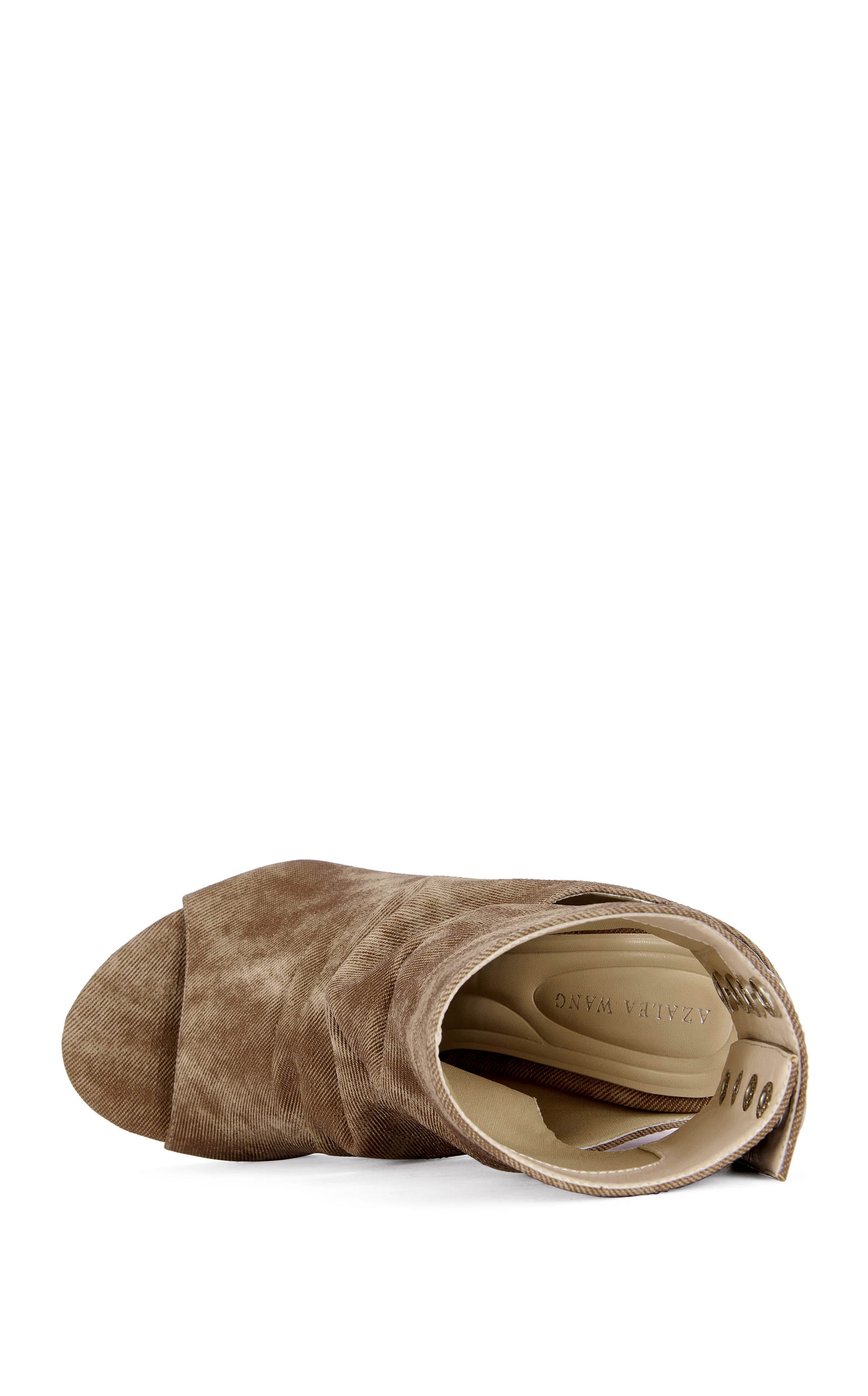 CIRCOS-BROWN WEDGE SANDAL BOOTIE - Image 5