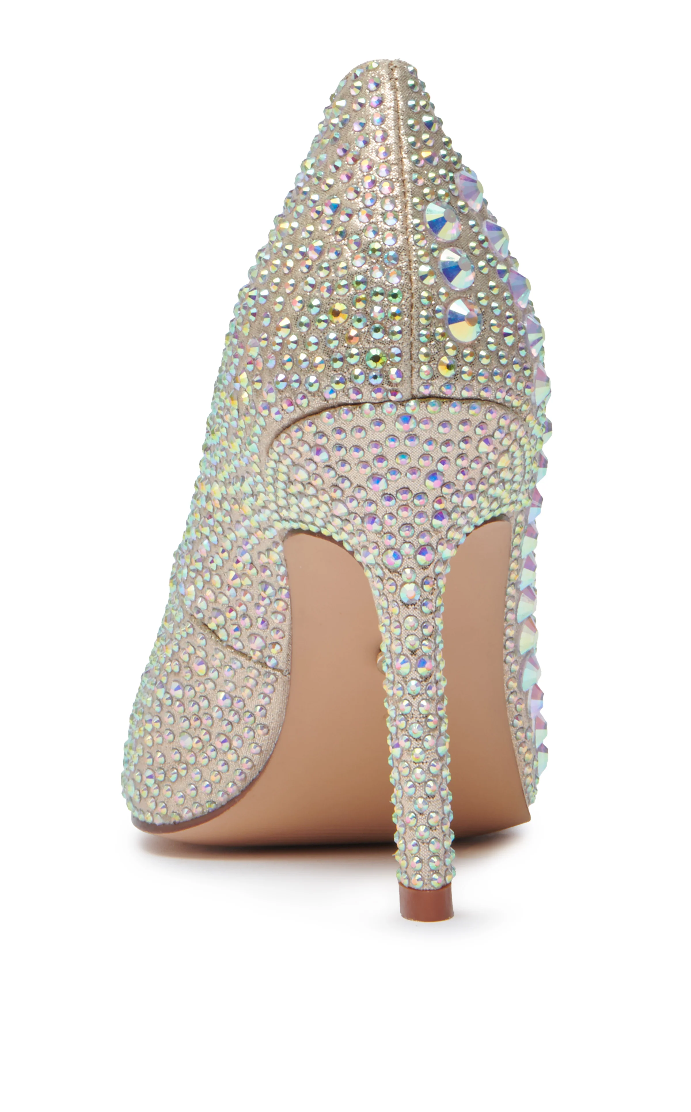 CORBEL-GOLD STILETTO PUMP - Image 3