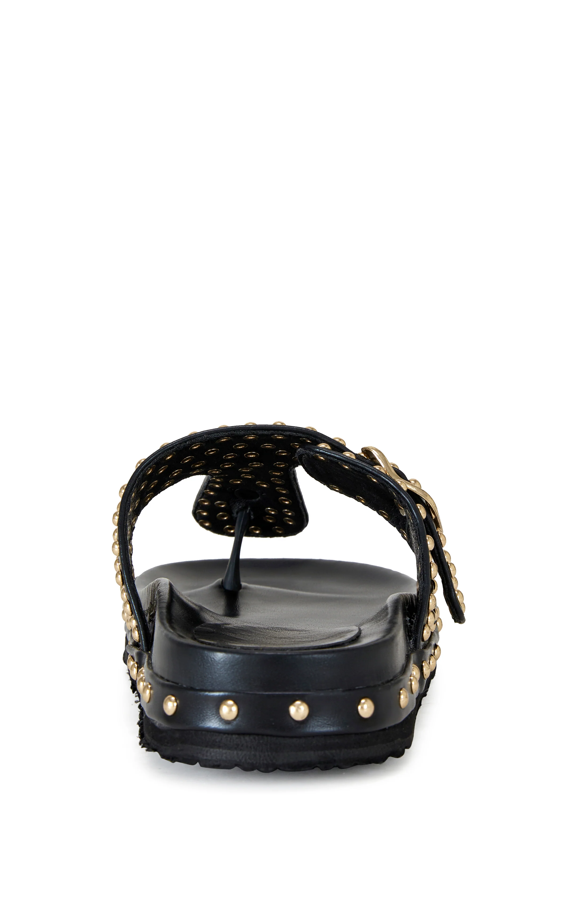 DAISYCHAIN-BLACK FLAT SANDAL - Image 3