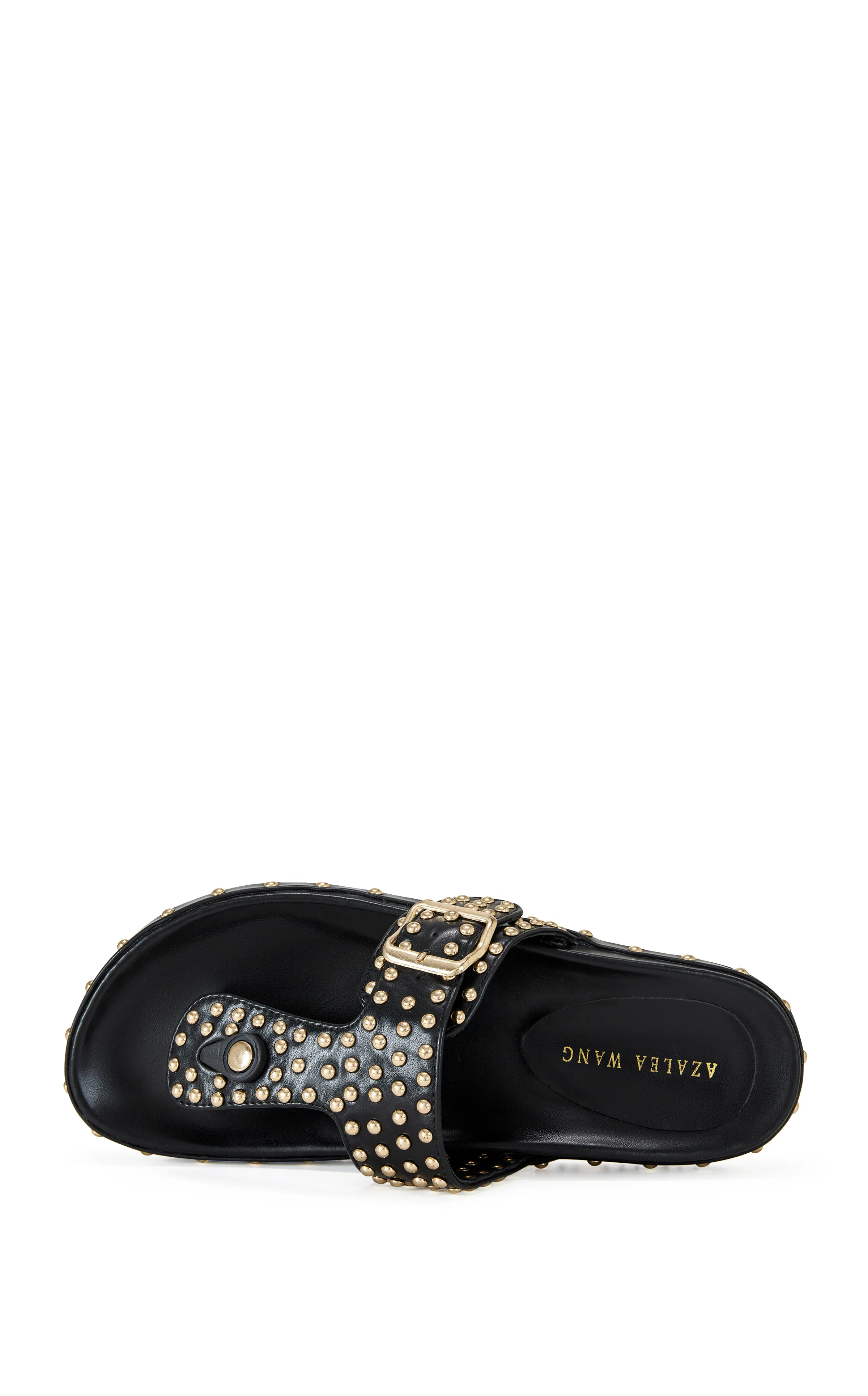 DAISYCHAIN-BLACK FLAT SANDAL - Image 4