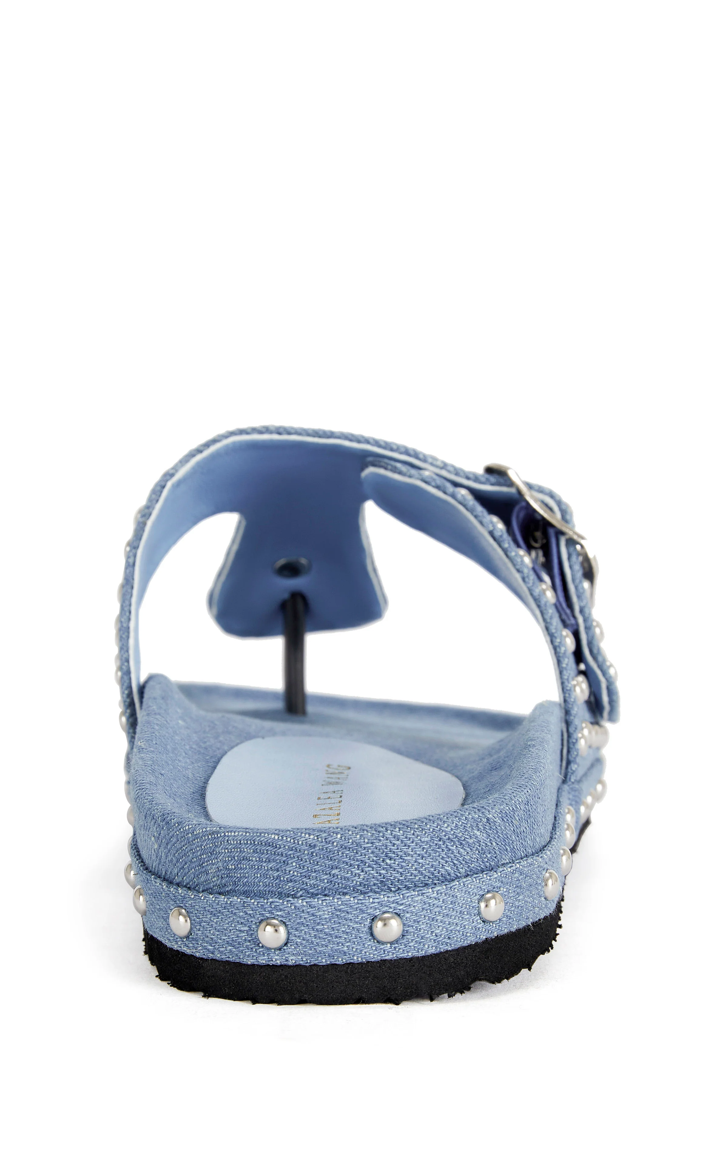 DAISYCHAIN-DENIM STUDDED THONG SANDAL - Image 3