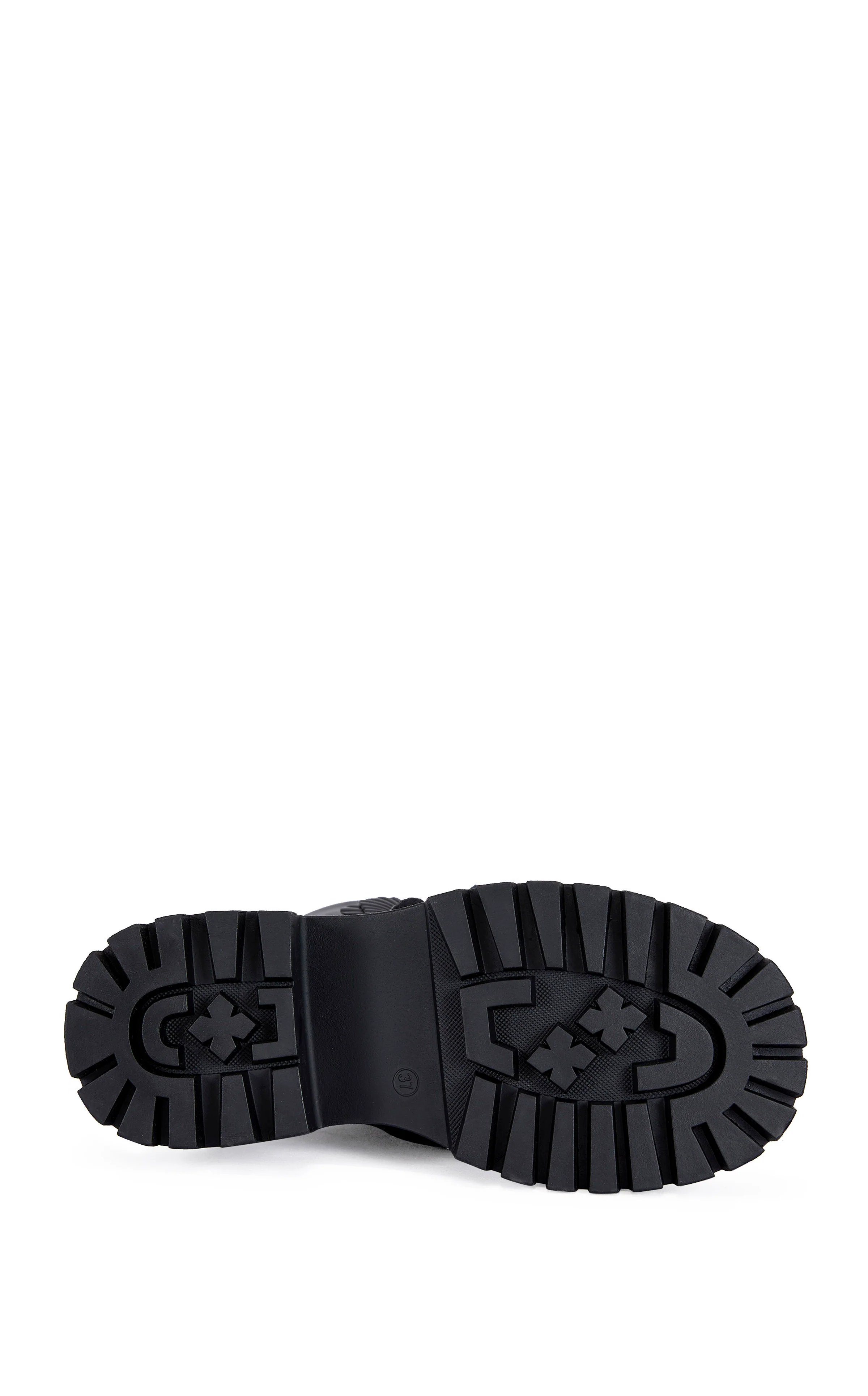 DEVOIR-BLACK 3D FLOWER COMBAT BOOTIE - Image 5