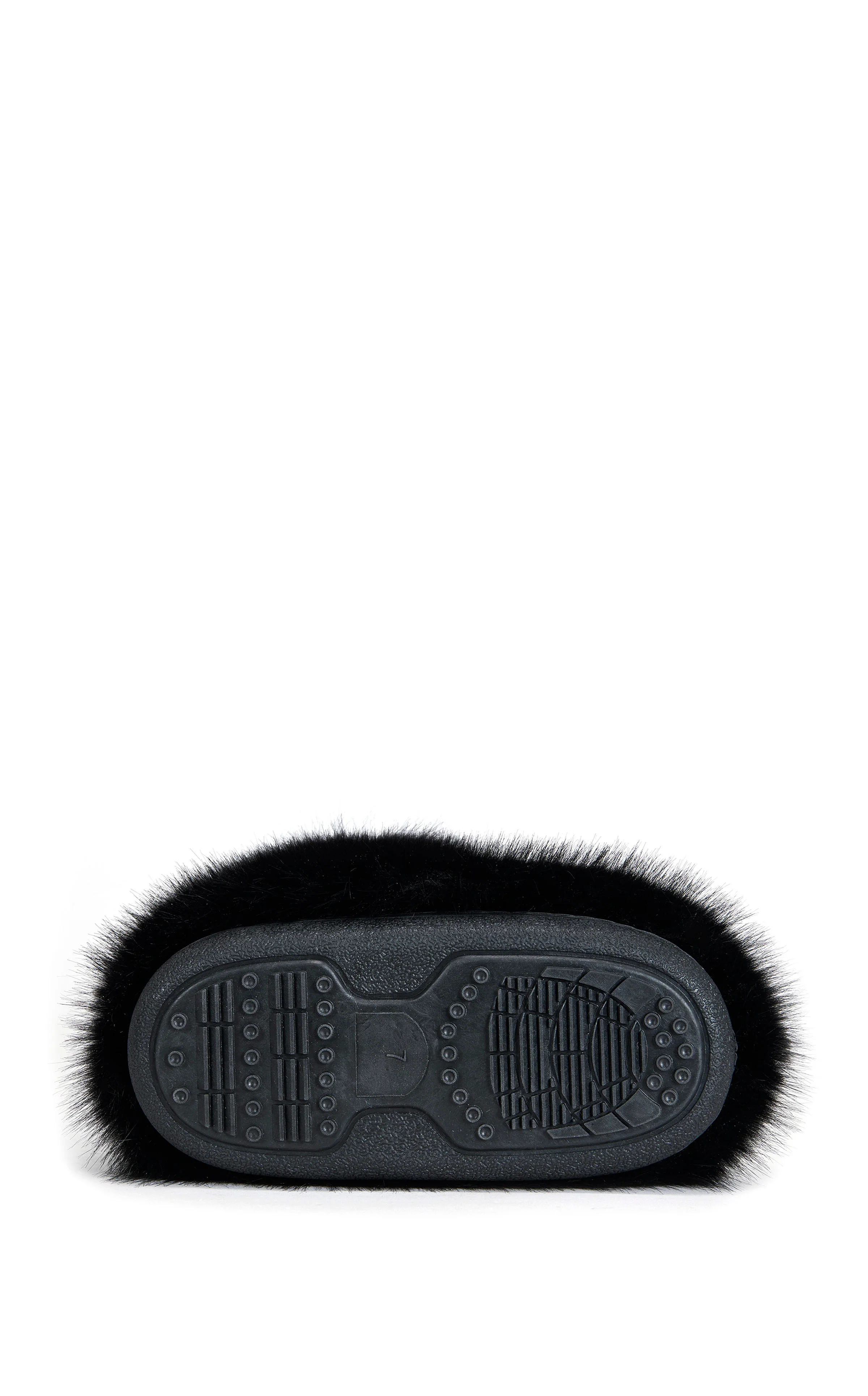 DIPA-BLACK FAUX FUR BOOTIE - Image 4
