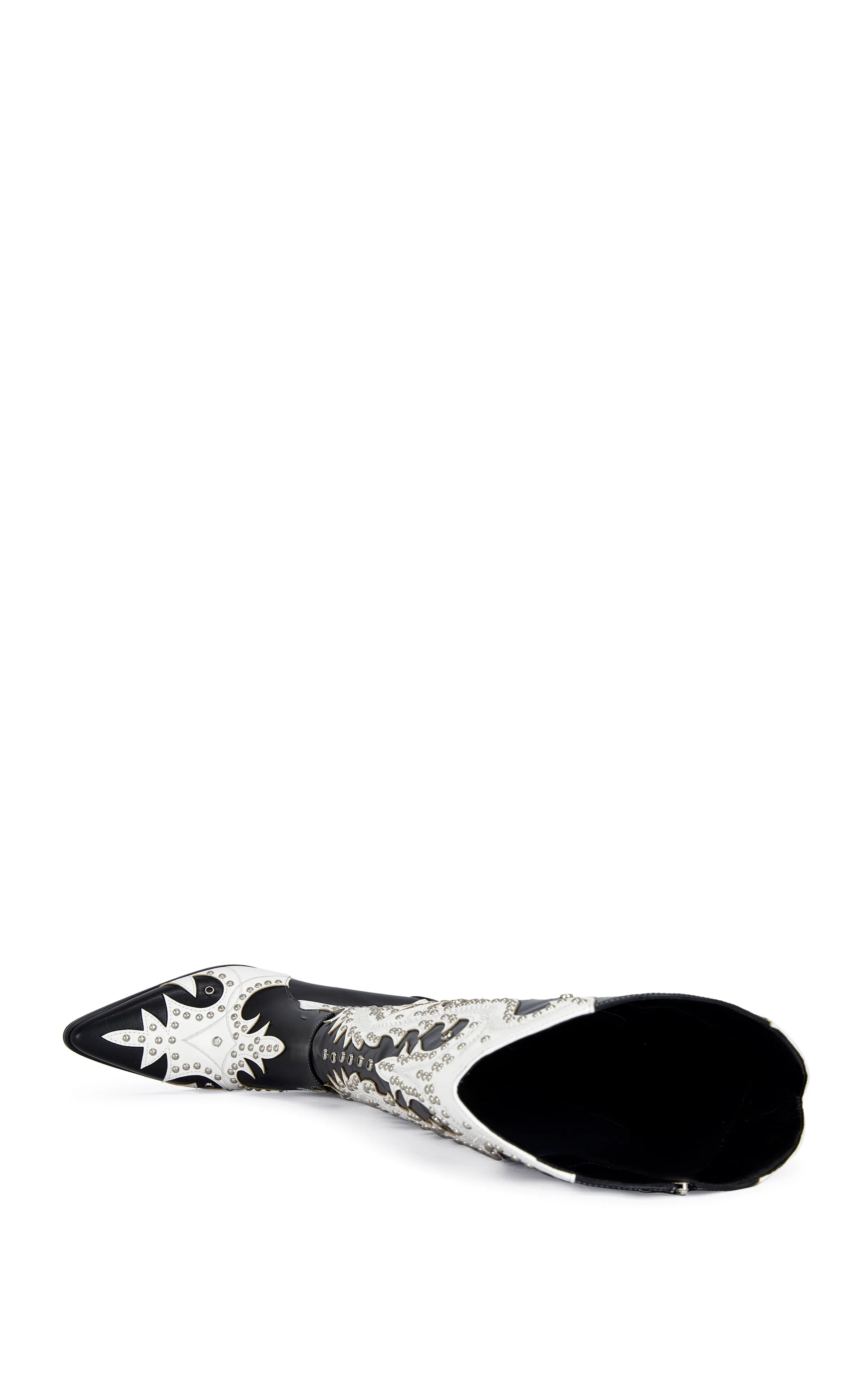DONOVAN-BLACKWHITE WESTERN BOOT - Image 5