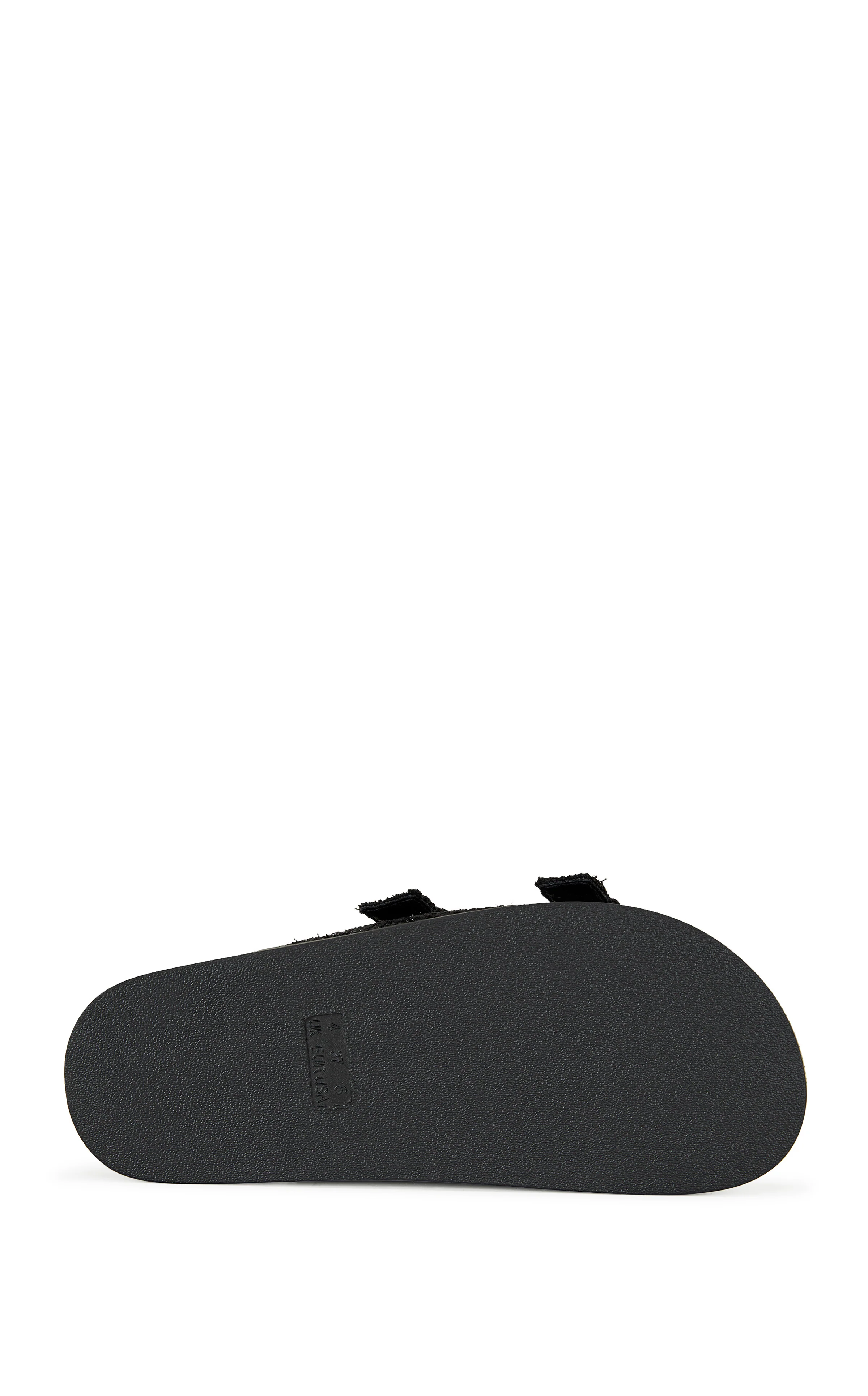 DONTAE-BLACK FLAT SANDAL - Image 5