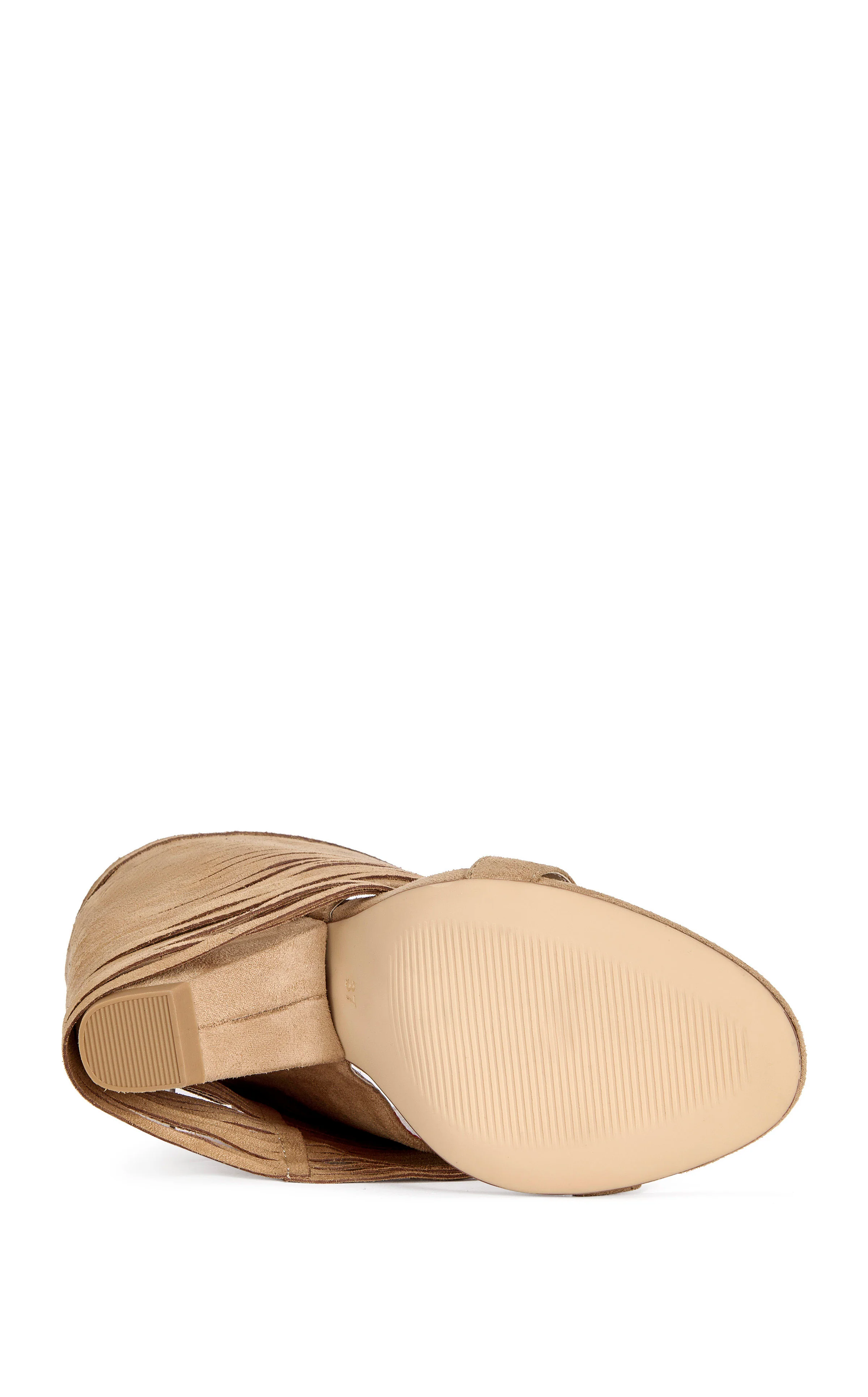 DREIA-CAMEL BLOCK SANDAL - Image 5