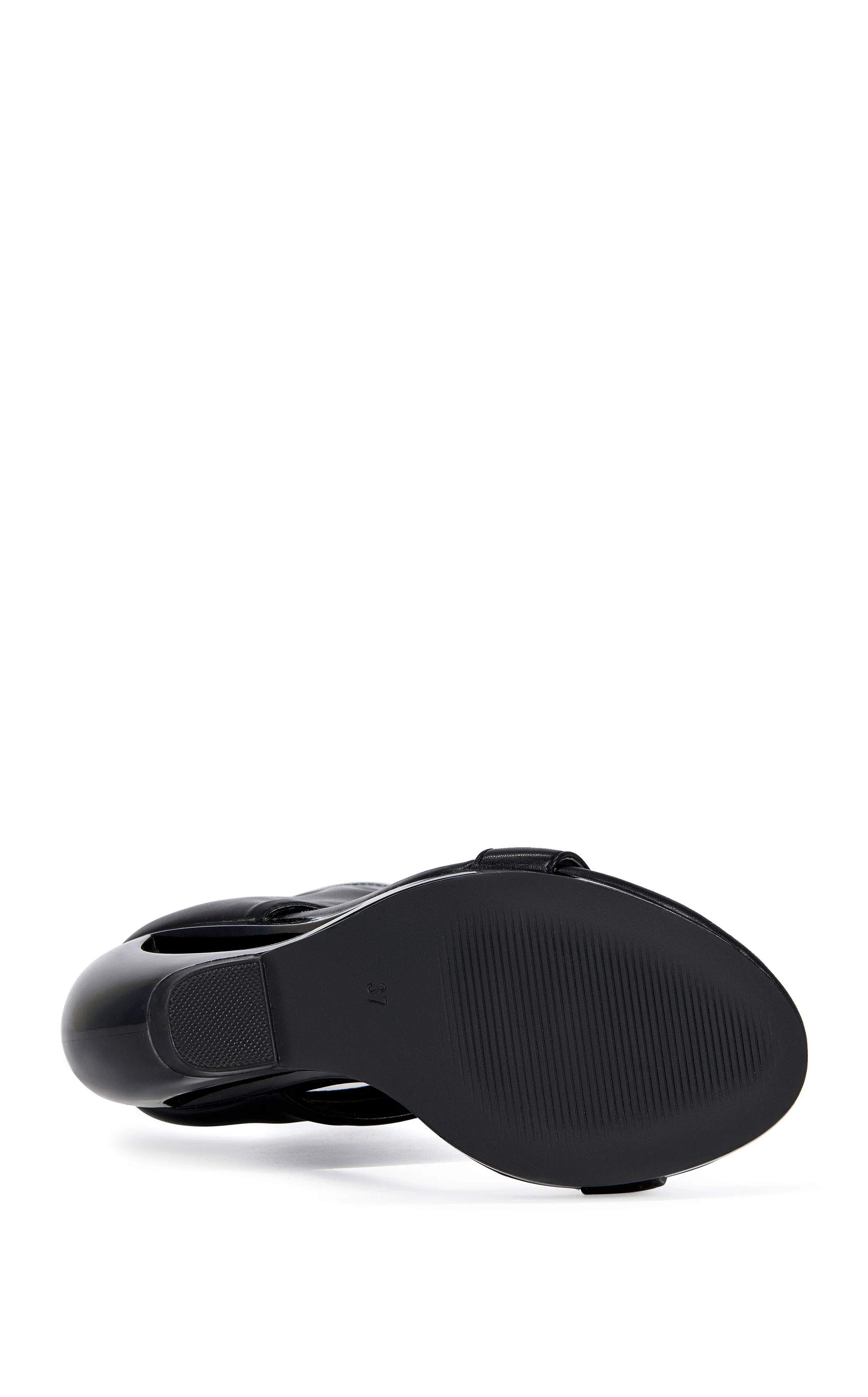 DUMISANI-BLACK WEDGE SANDAL - Image 5
