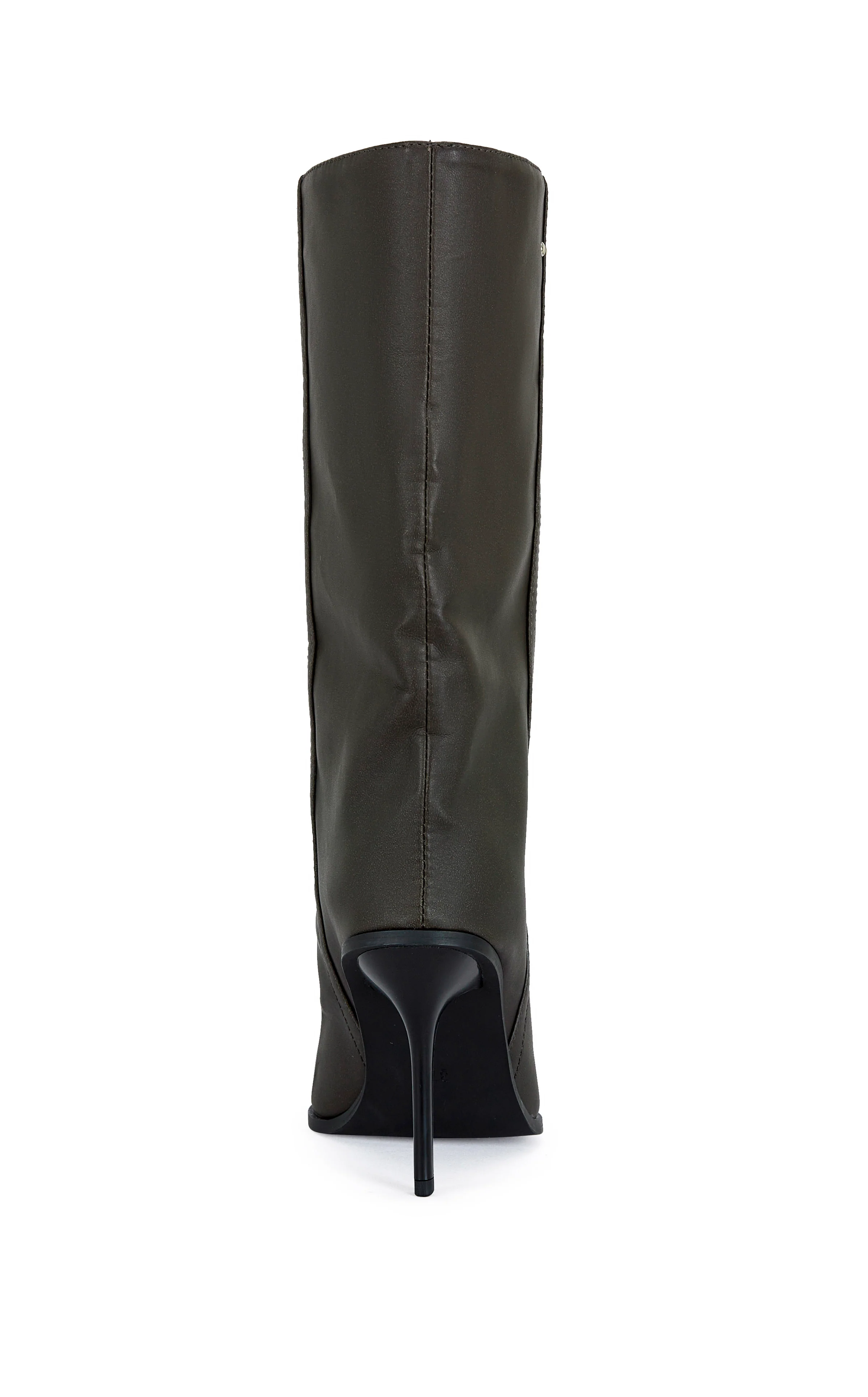 DUSTY-BROWN DISTRESSED STILETTO BOOT - Image 3