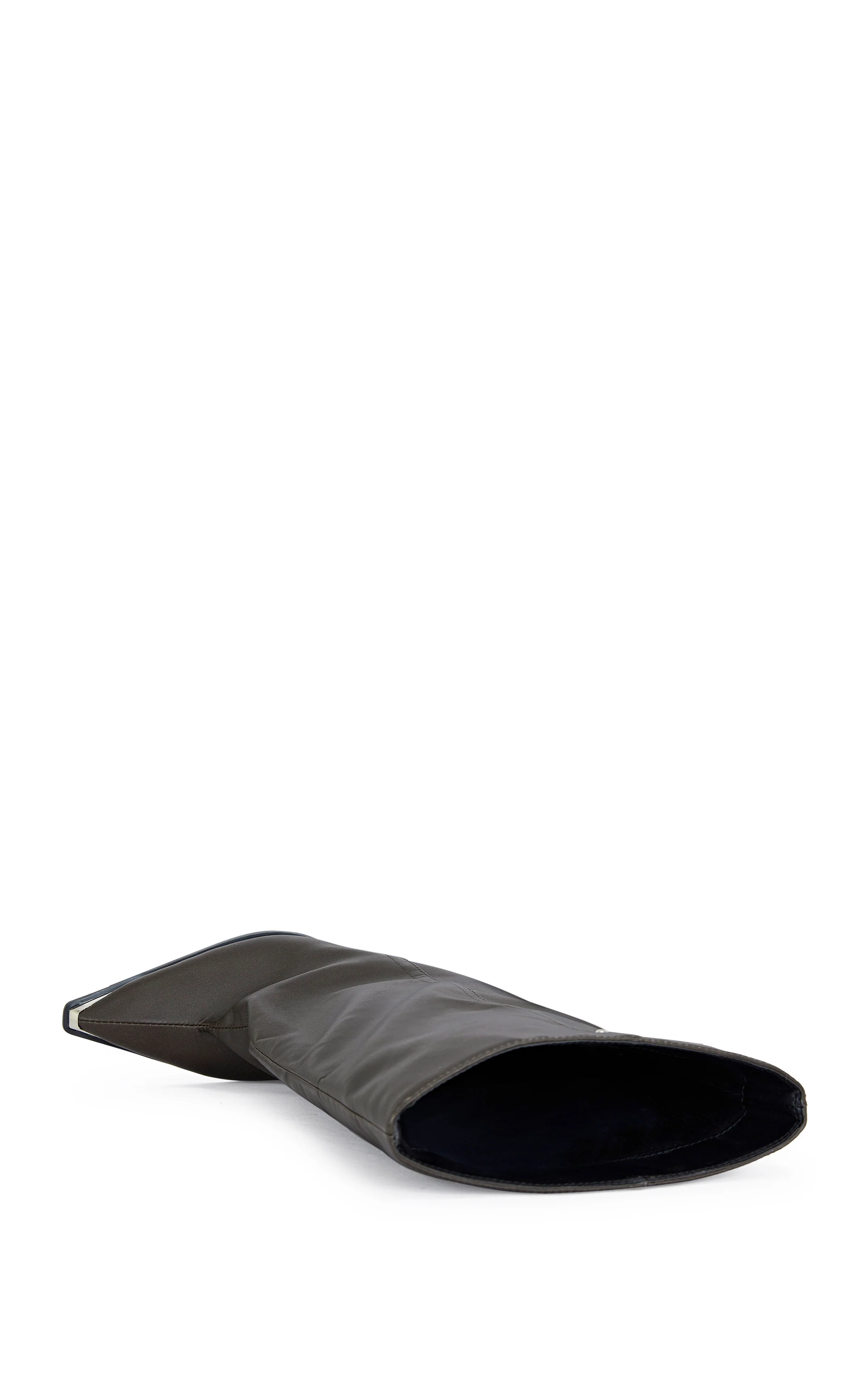DUSTY-BROWN DISTRESSED STILETTO BOOT - Image 5
