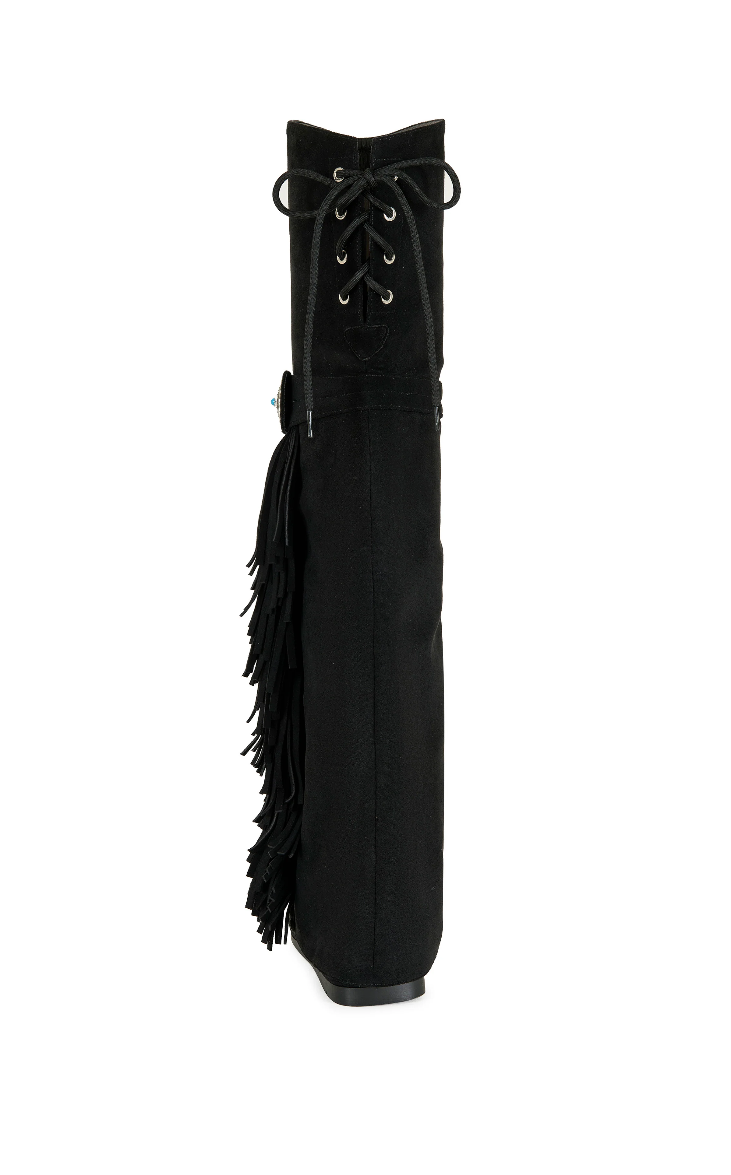 EDMUND-BLACK FLAT MOCCASIN BOOT - Image 3