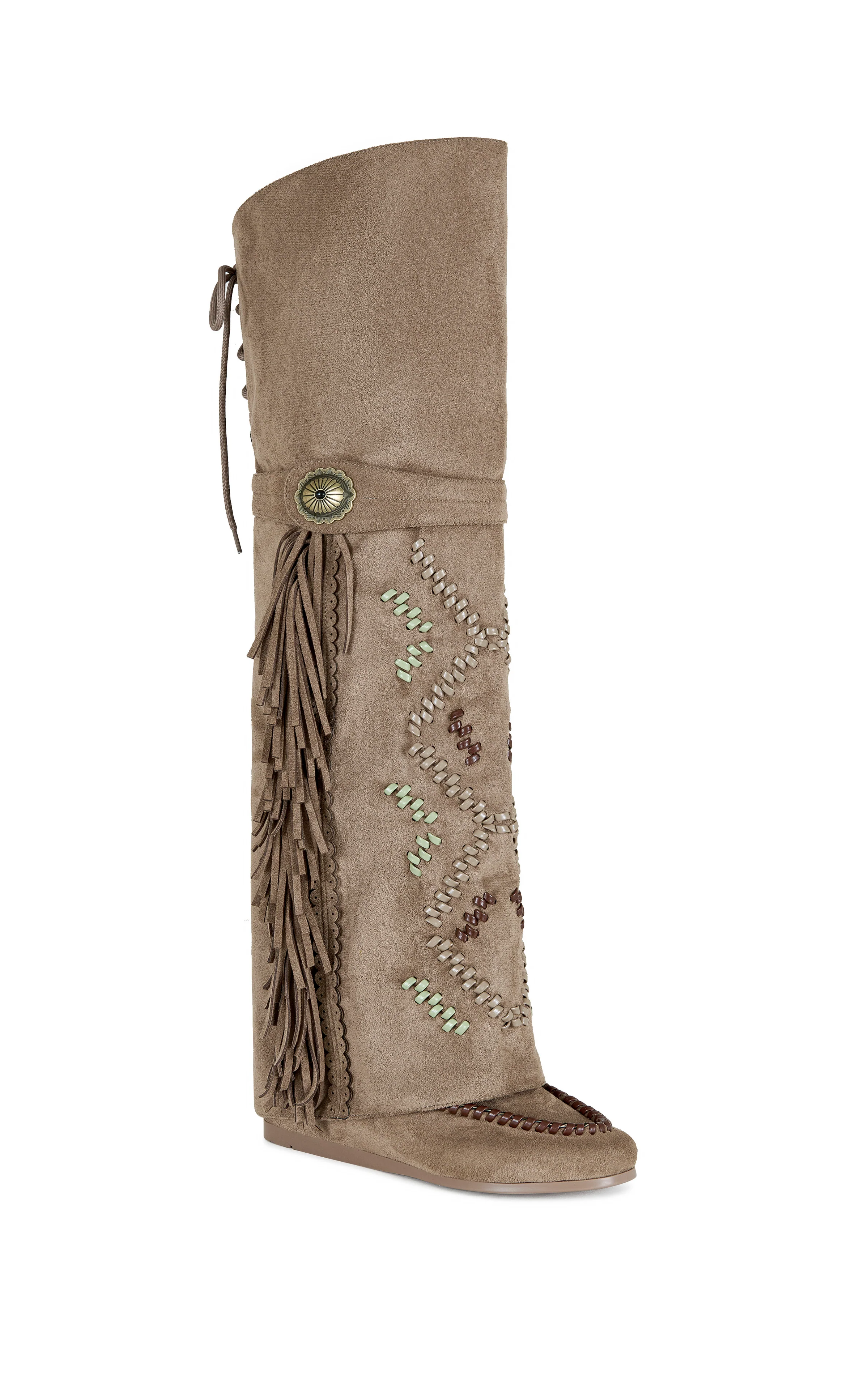 EDMUND-BROWN FLAT MOCCASIN BOOT - Image 3