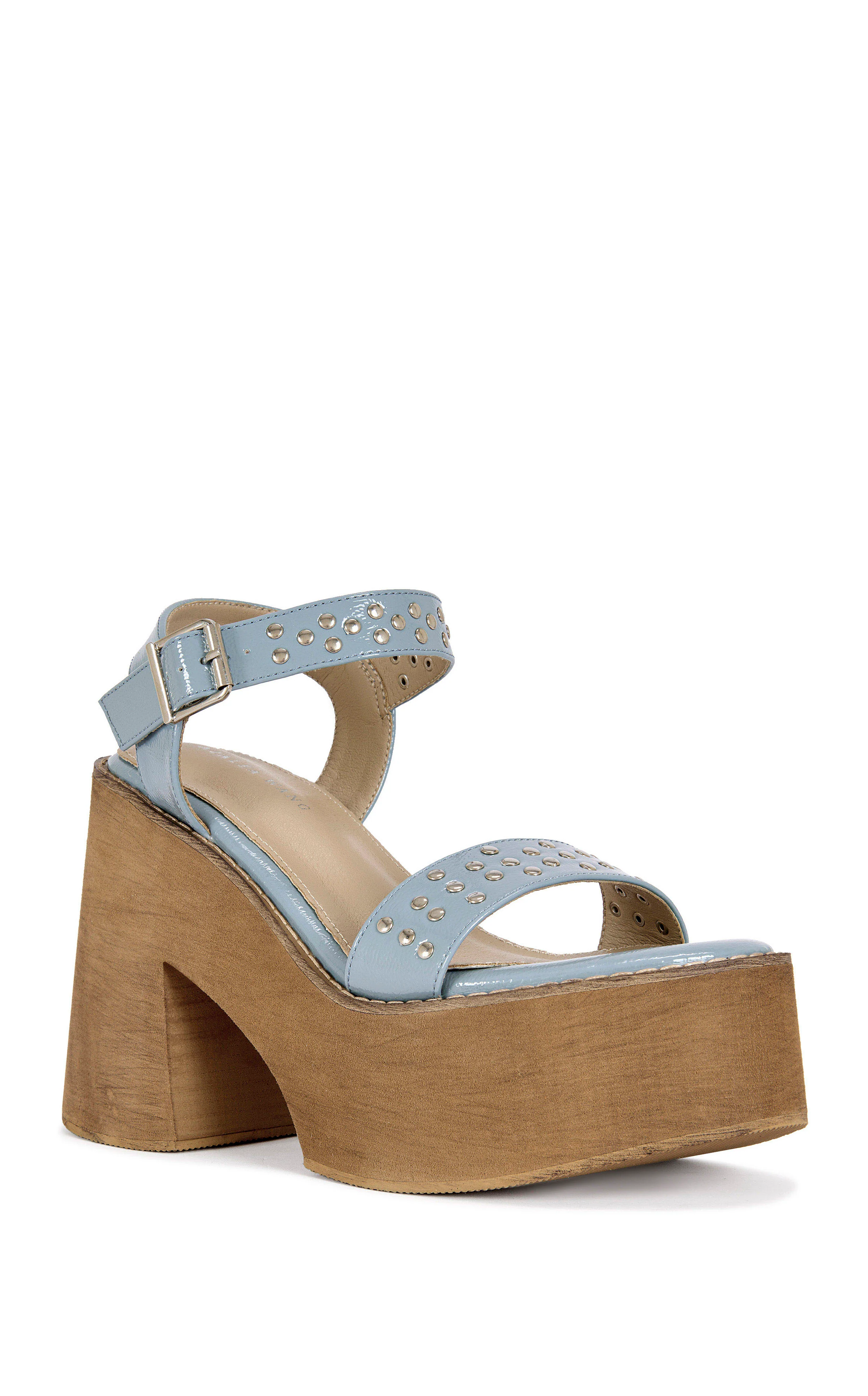 ELIZABELLA-BLUE PLATFORM SANDAL - Image 2