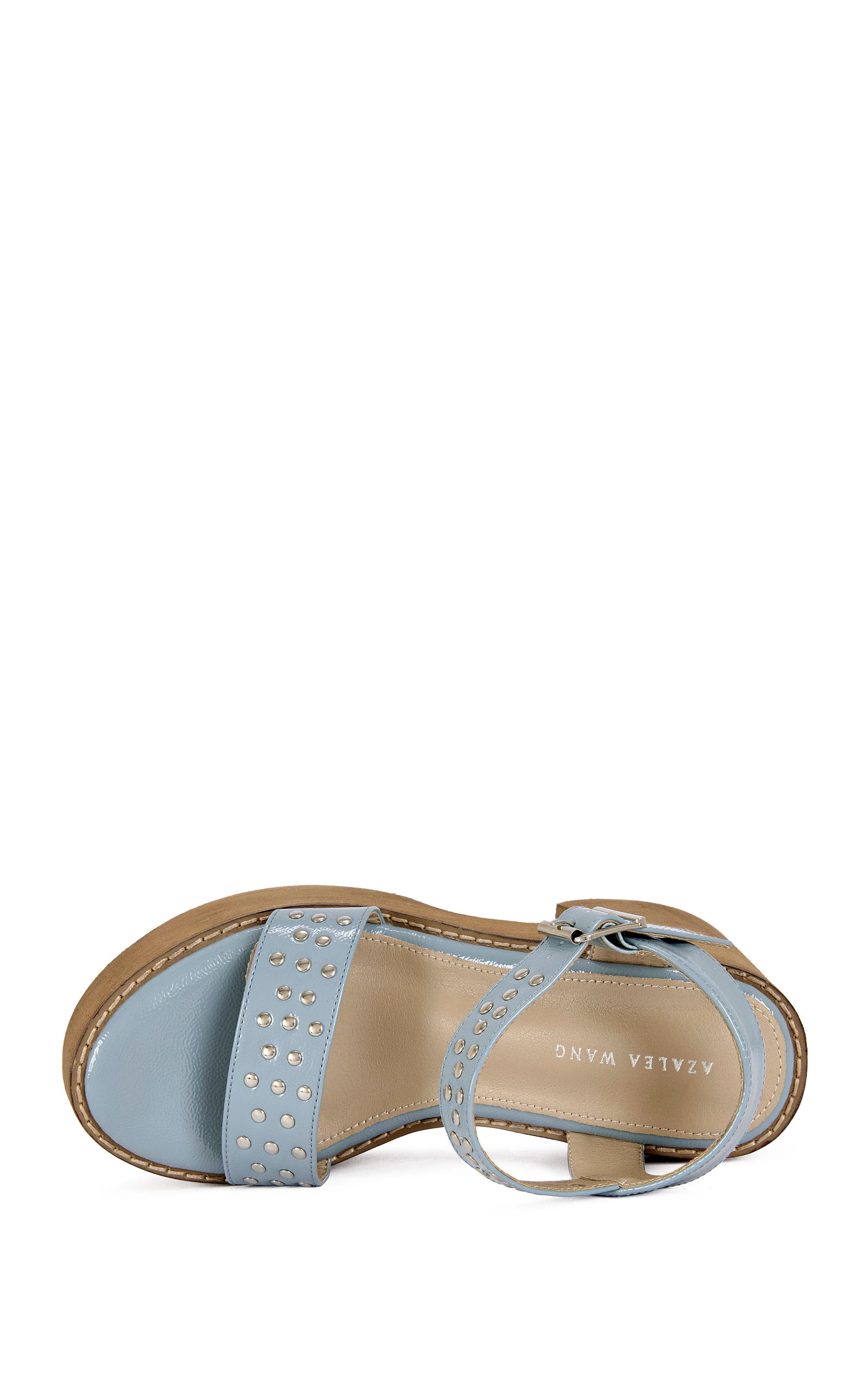 ELIZABELLA-BLUE PLATFORM SANDAL - Image 4