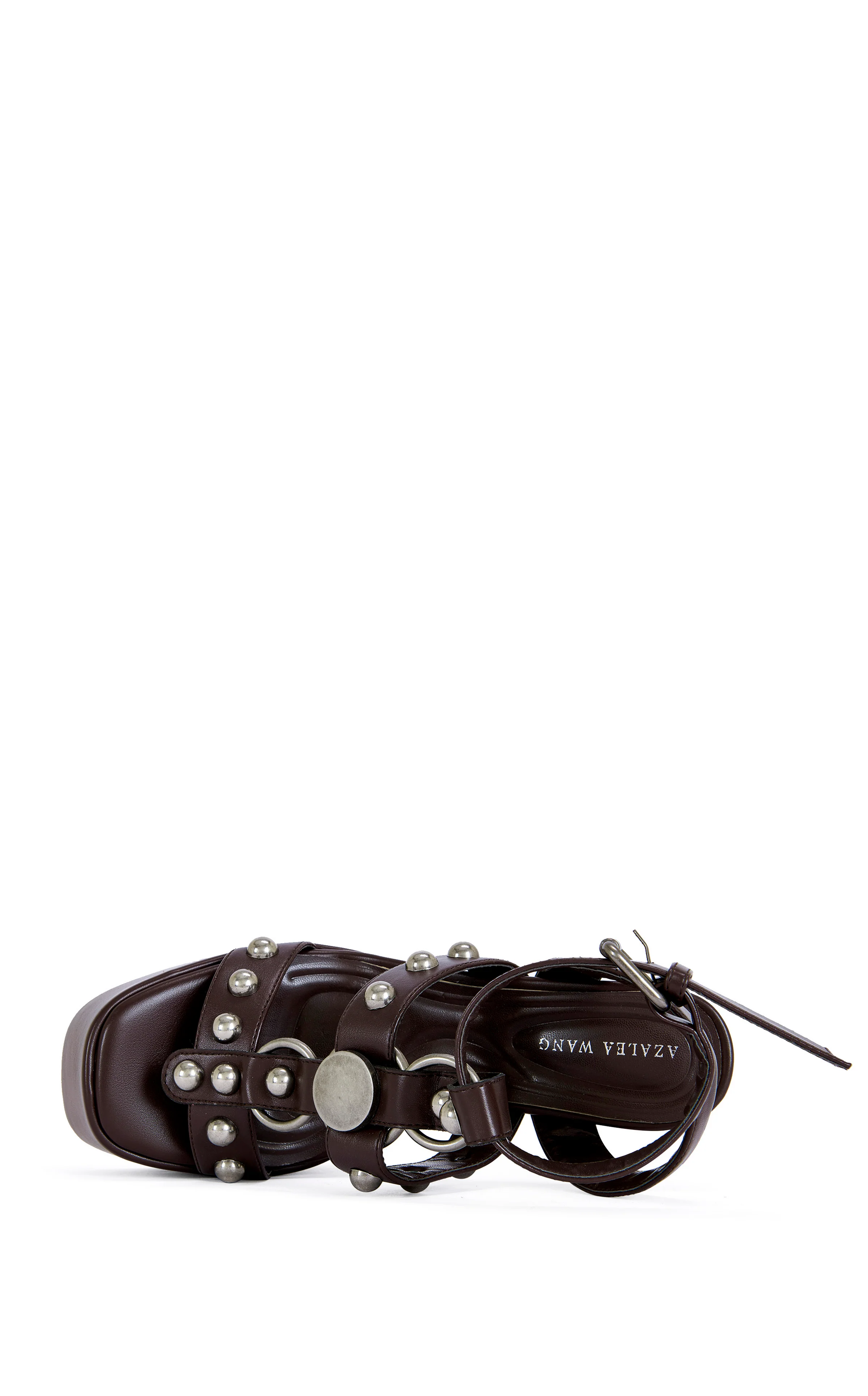 ELSU-CHOCOLATE GLADIATOR PLATFORM SANDAL - Image 4
