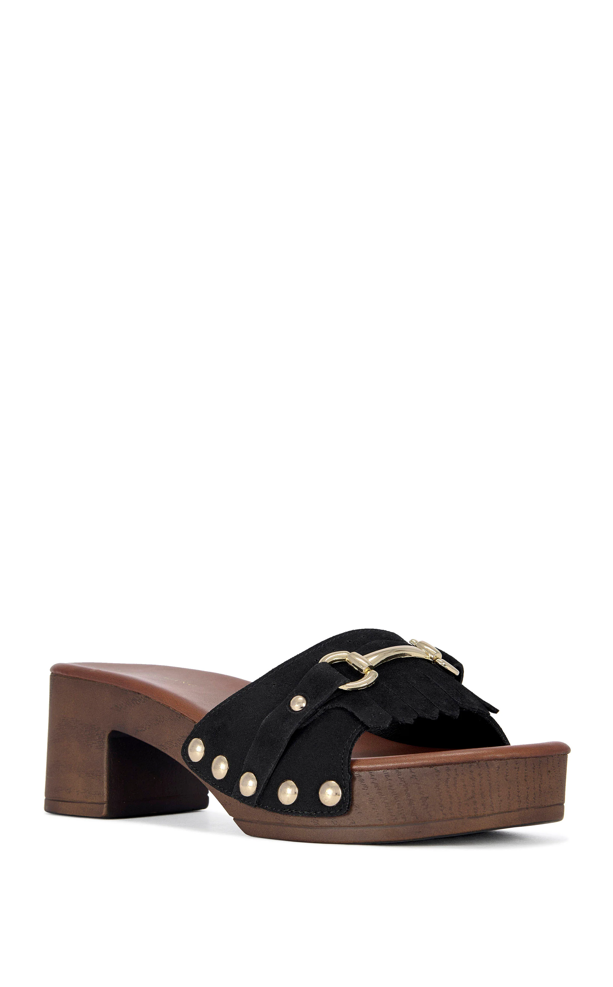 EPSILON-BLACK GENUINE FLATFORM SANDAL - Image 2