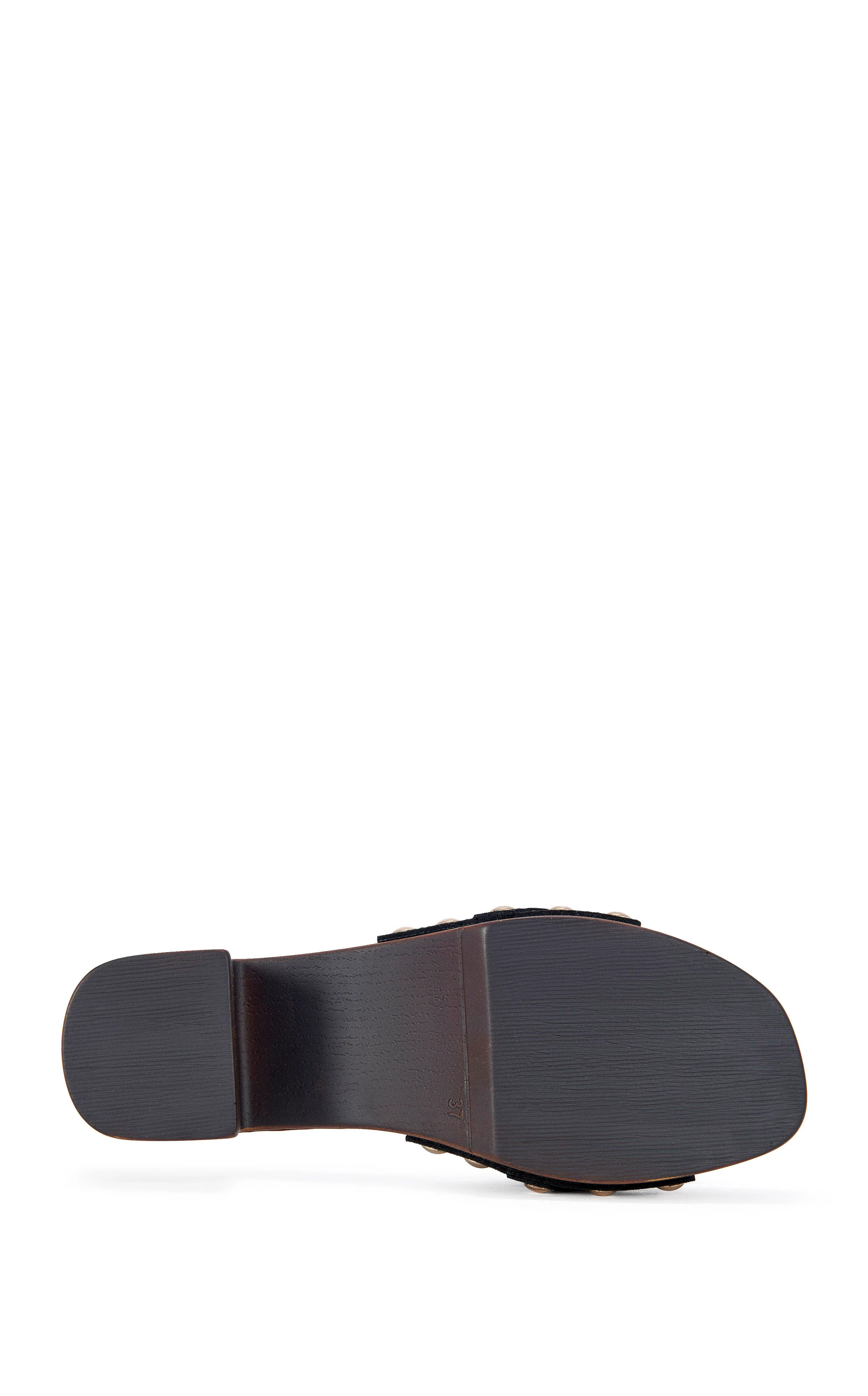 EPSILON-BLACK GENUINE FLATFORM SANDAL - Image 5