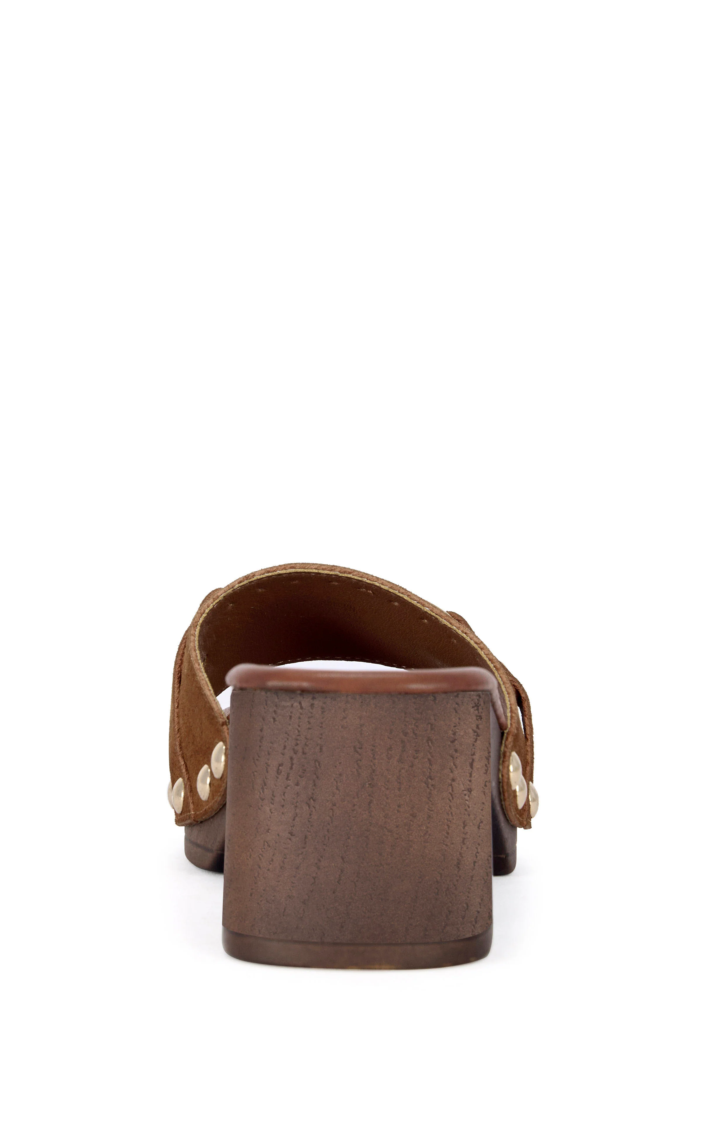 EPSILON-BROWN GENUINE SUEDE FLATFORM SANDAL - Image 3