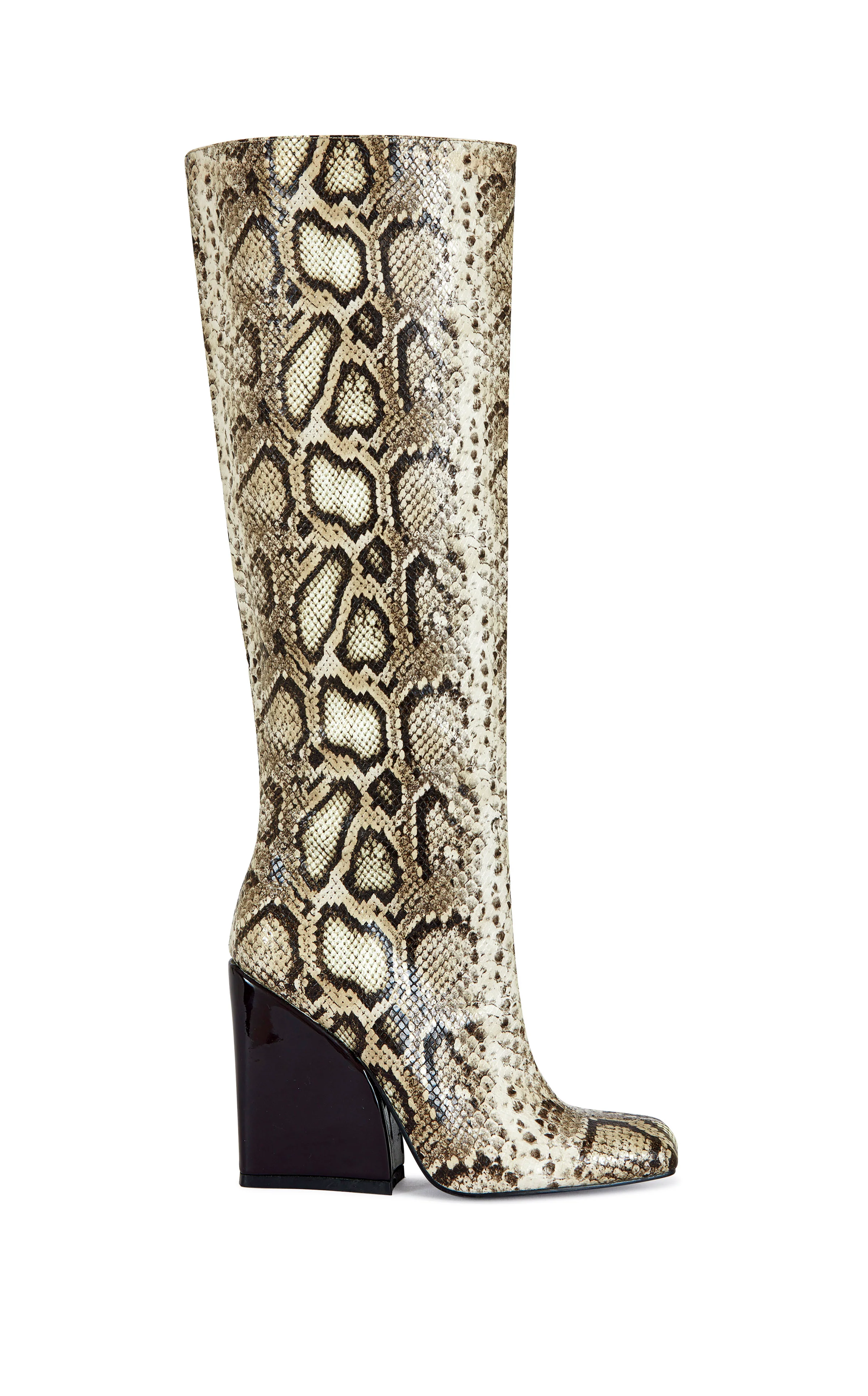 EVERGREEN-MULTI BLOCK HEELED BOOT
