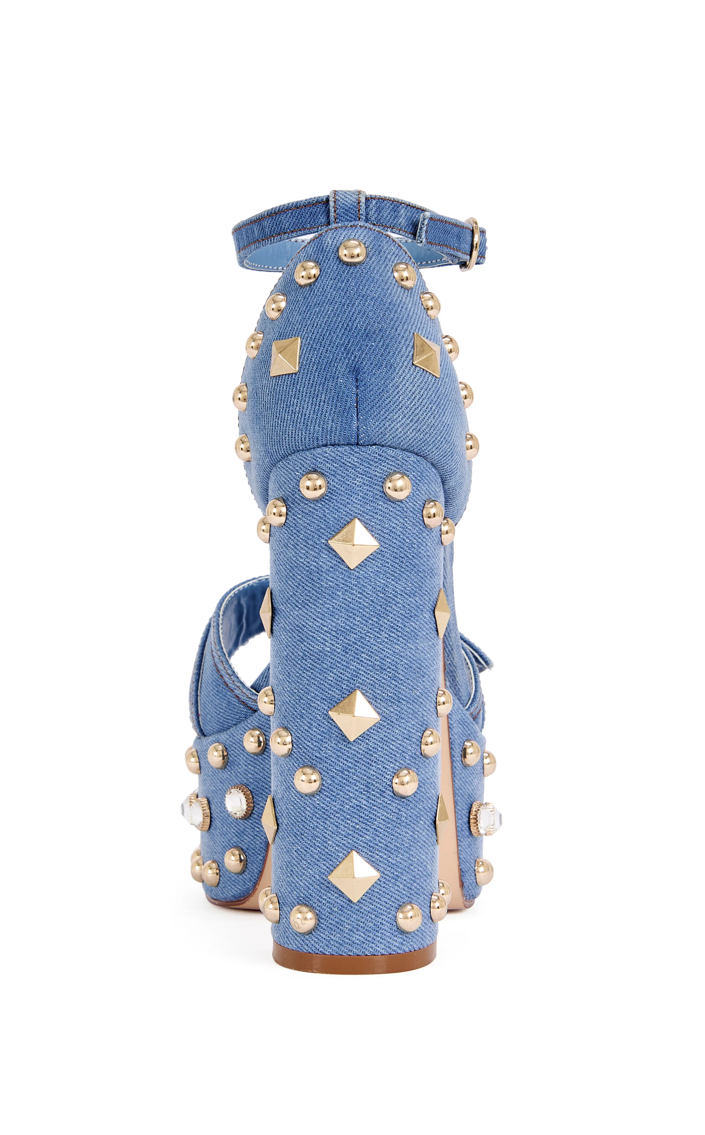 EVGENIA-DENIM PLATFORM SANDAL - Image 4