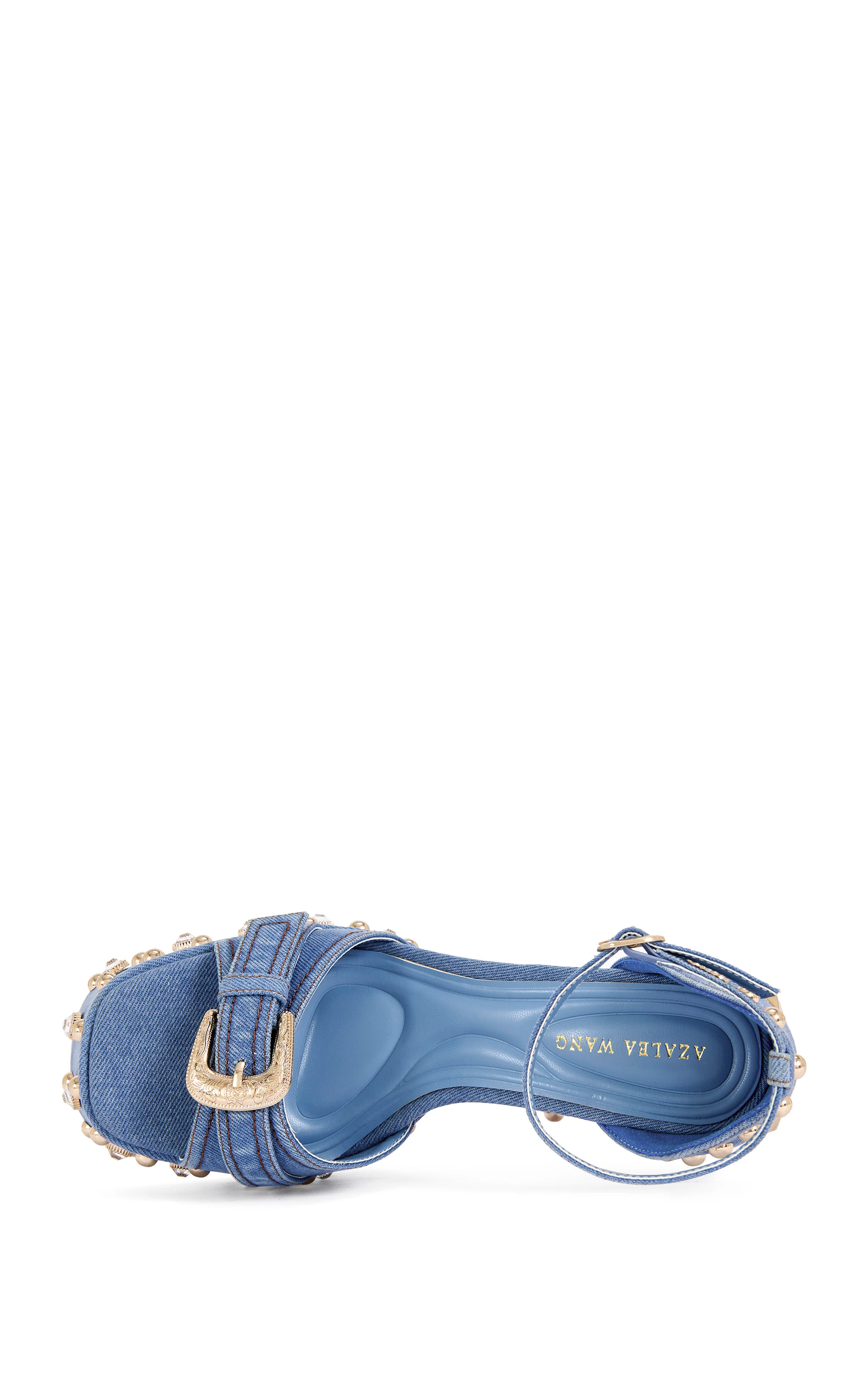 EVGENIA-DENIM PLATFORM SANDAL - Image 5