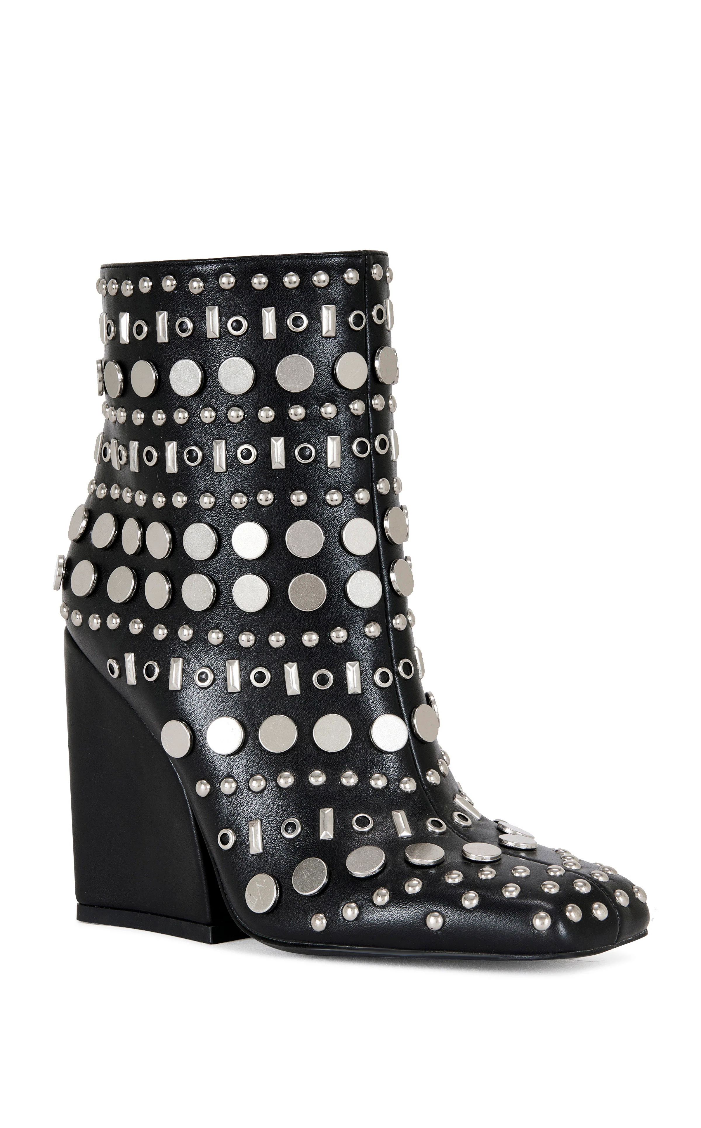 FLETCHER-BLACK BLOCK HEELED BOOTIE - Image 2