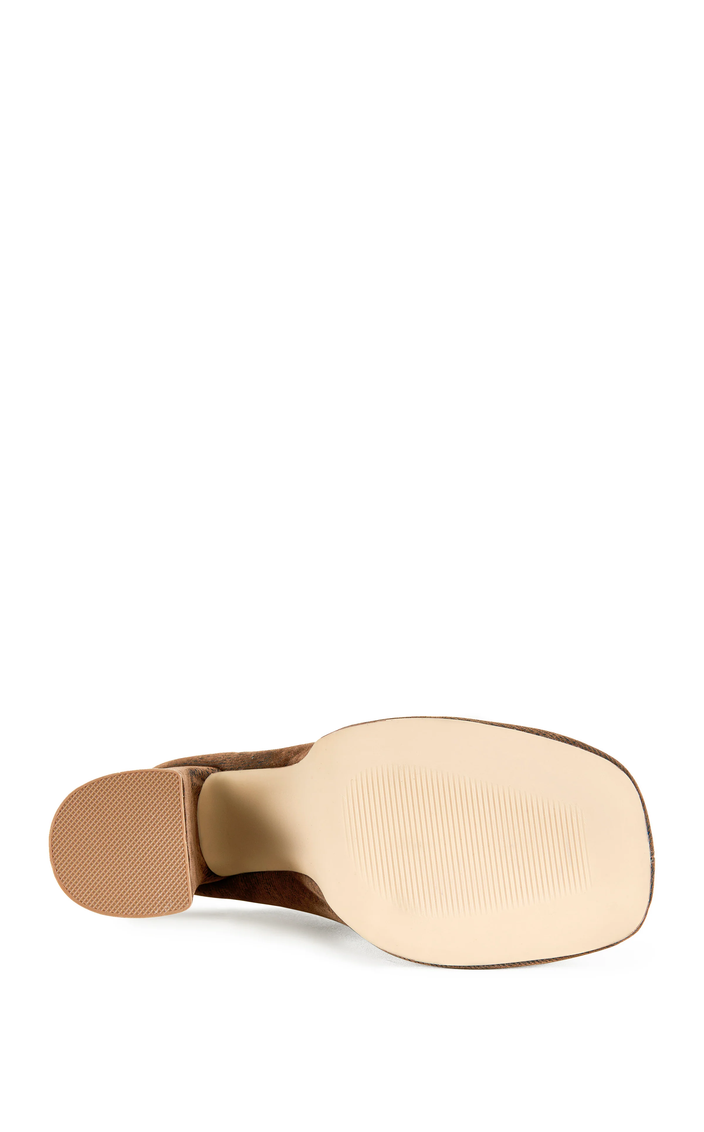 FLOREA-BROWNDENIM PLATFORM MULE - Image 5