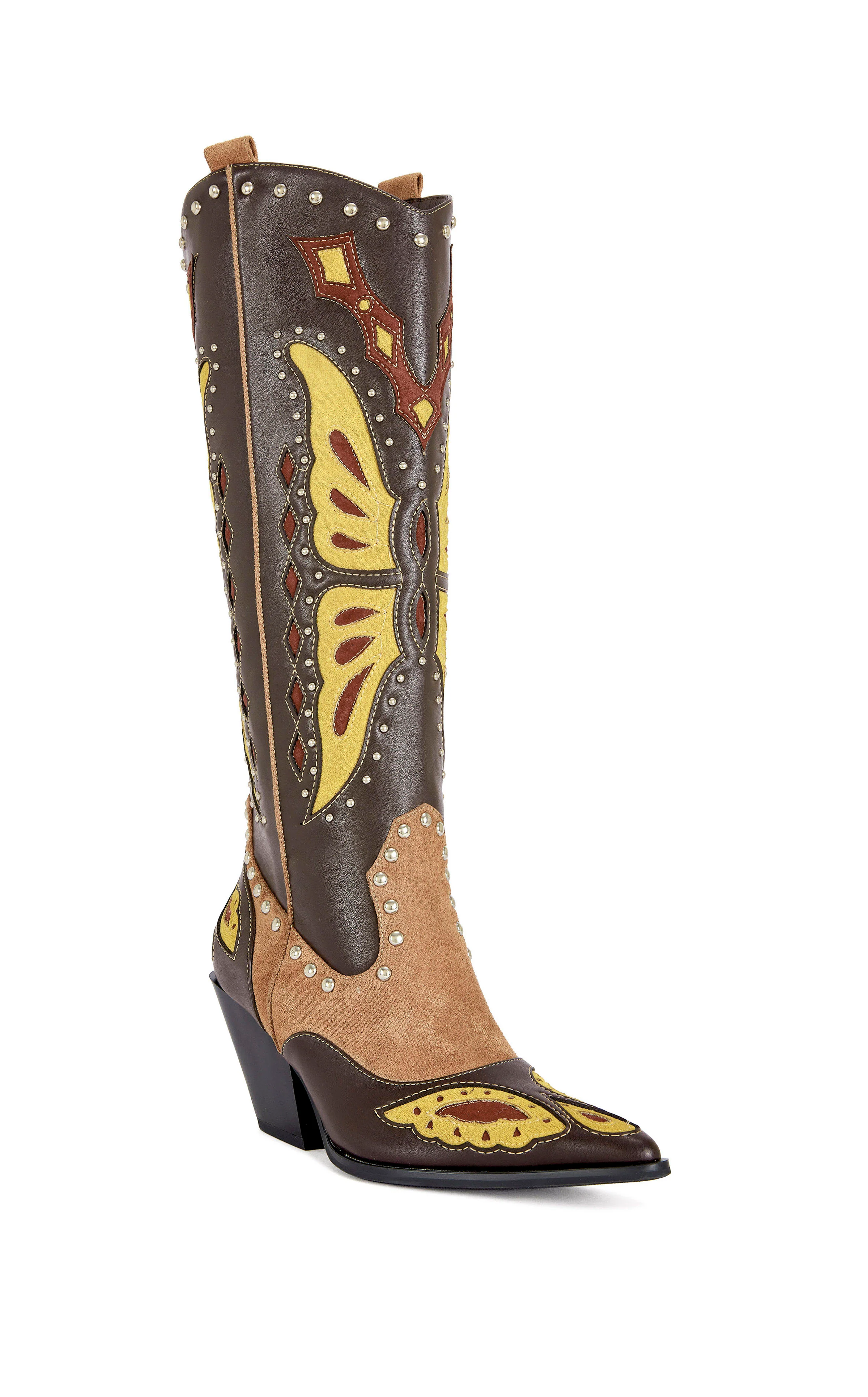 FLUTTER-BROWNMULTI WESTERN BOOT - Image 3