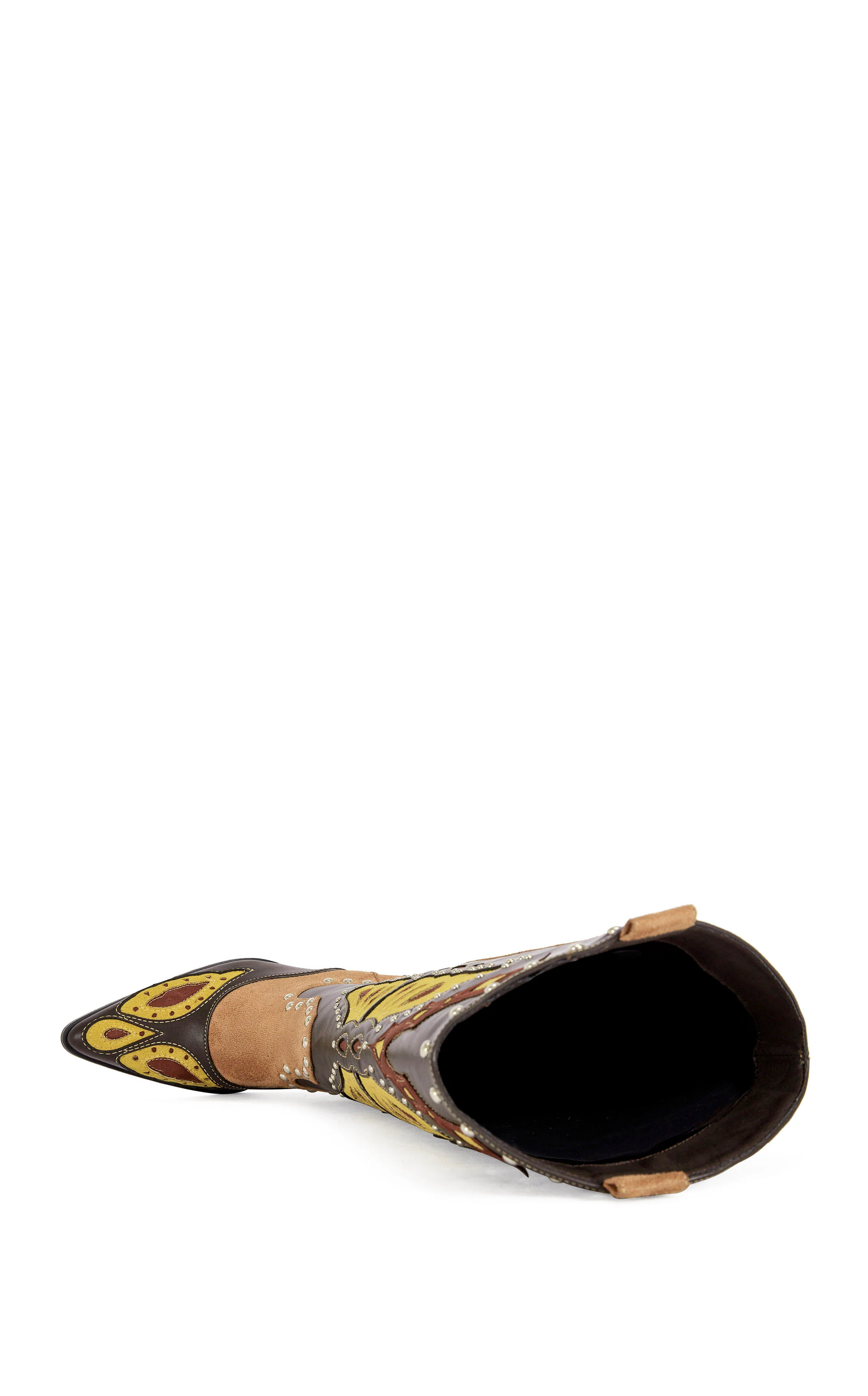FLUTTER-BROWNMULTI WESTERN BOOT - Image 5
