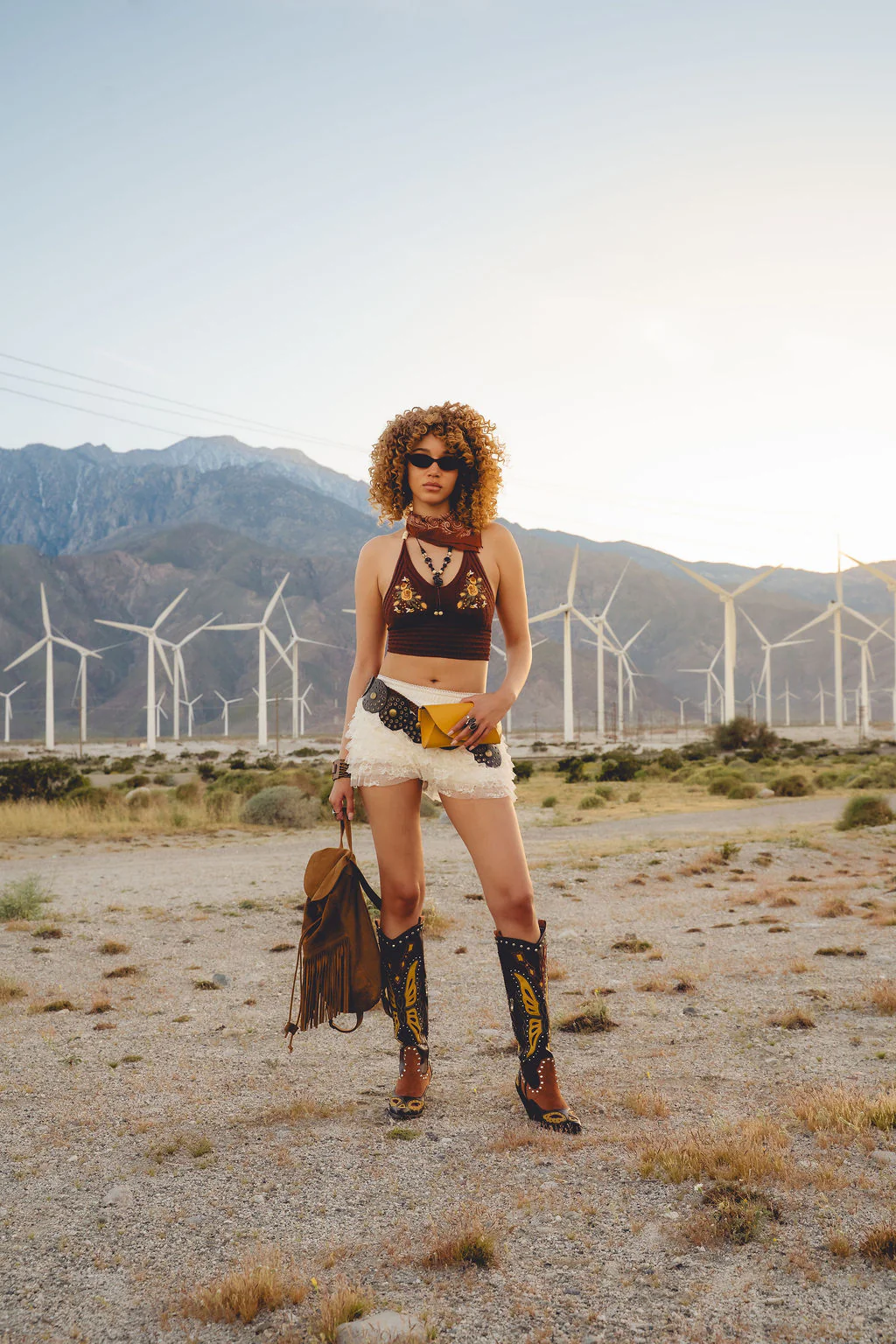 FLUTTER-BROWNMULTI WESTERN BOOT - Image 7