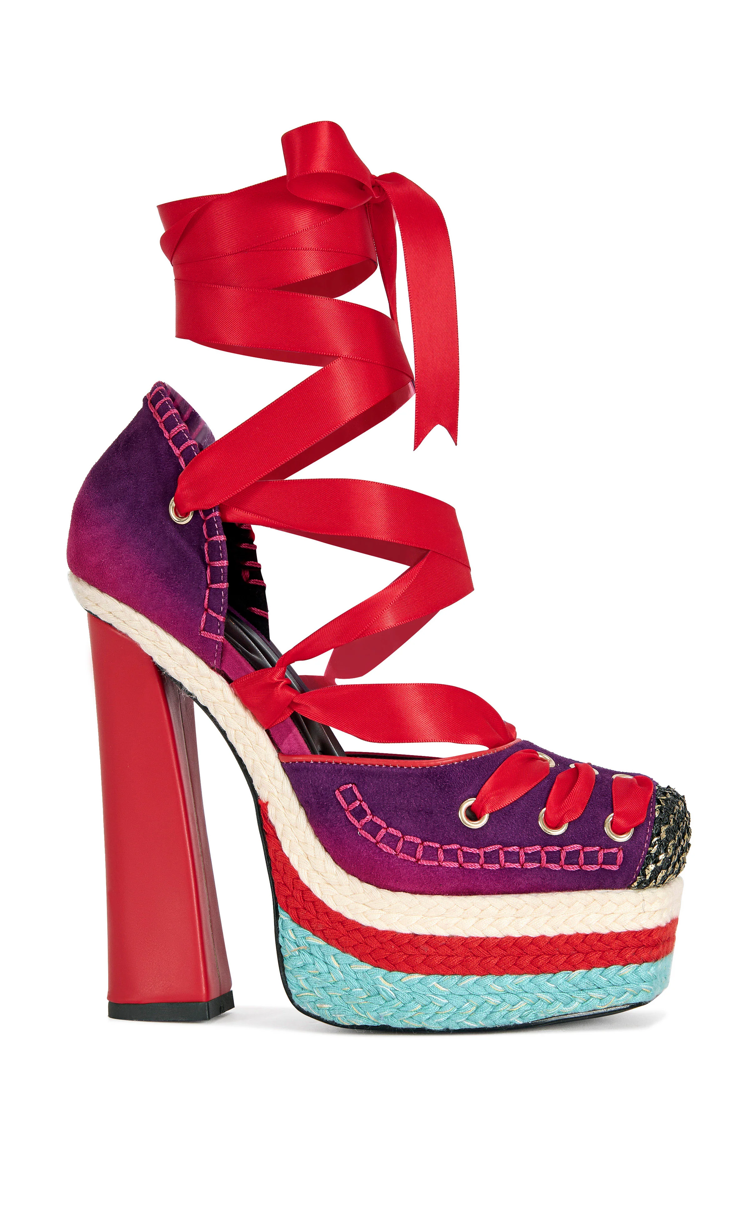 FONTEYN-REDMULTI BALLERINA PLATFORM SANDAL