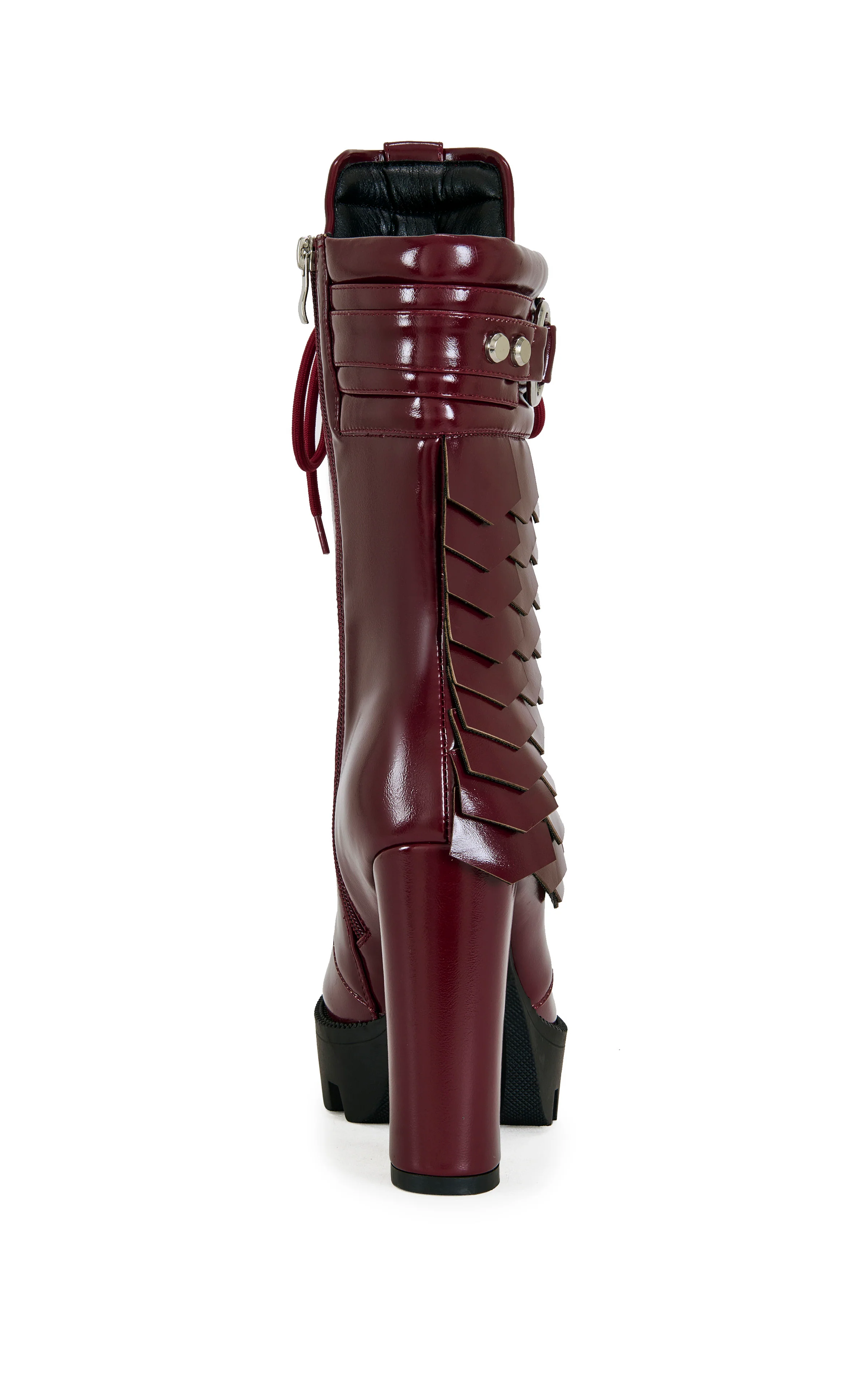 GERNOT-BURGUNDY PLATFORM BOOTIE - Image 3