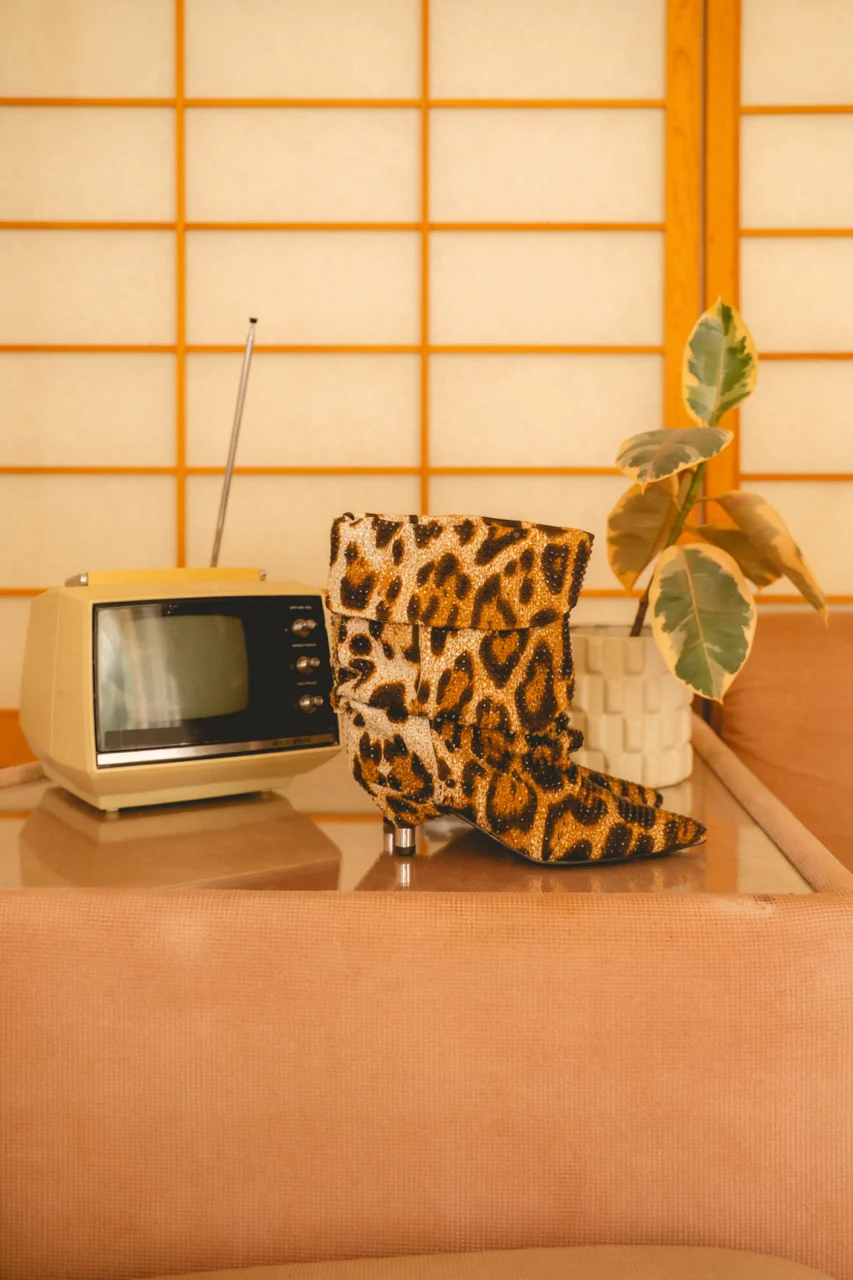 GRIMES-LEOPARD STILETTO BOOTIE - Image 8