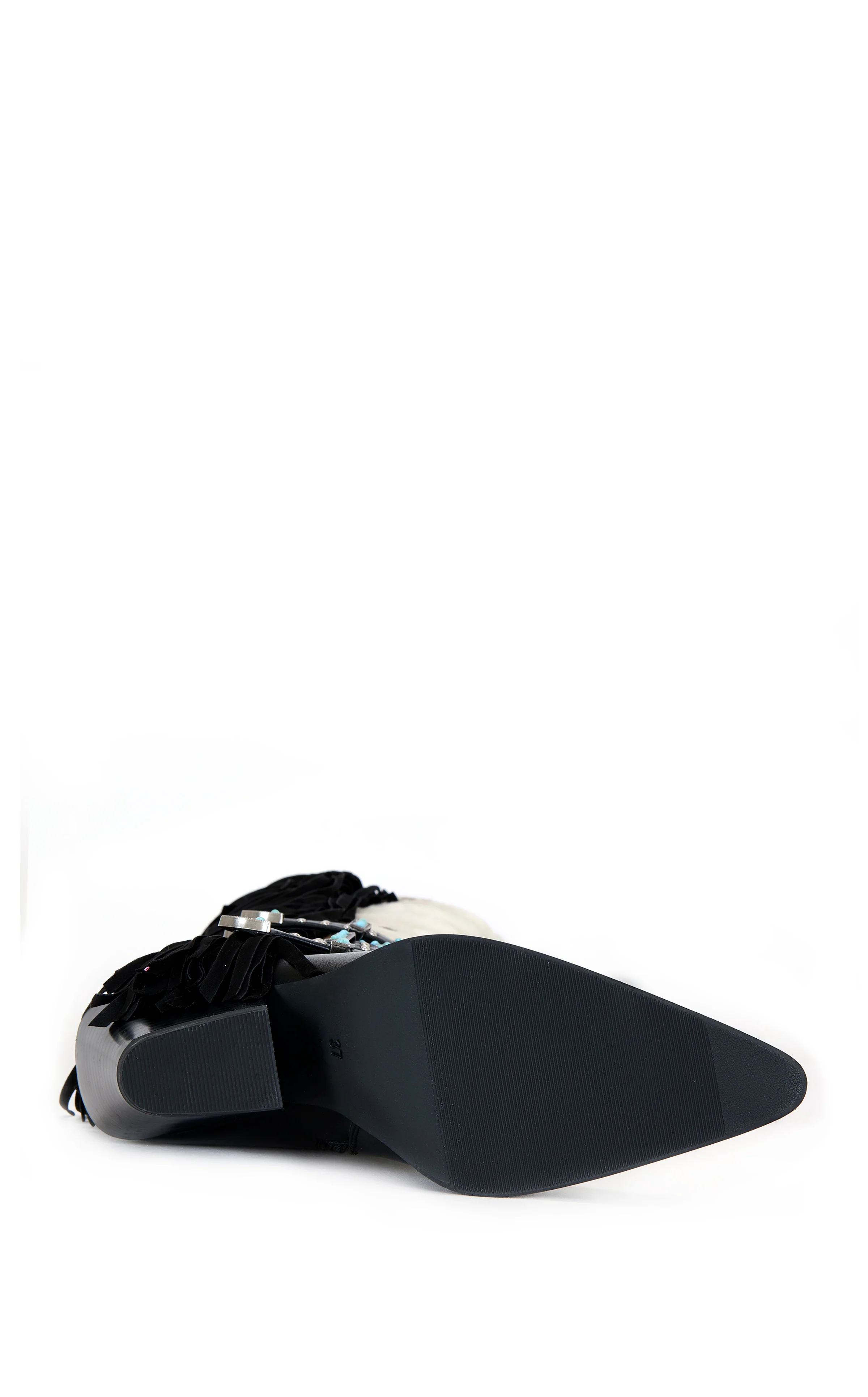 GWAYNE-BLACKMULTI COW PRINT WESTERN BOOT - Image 4