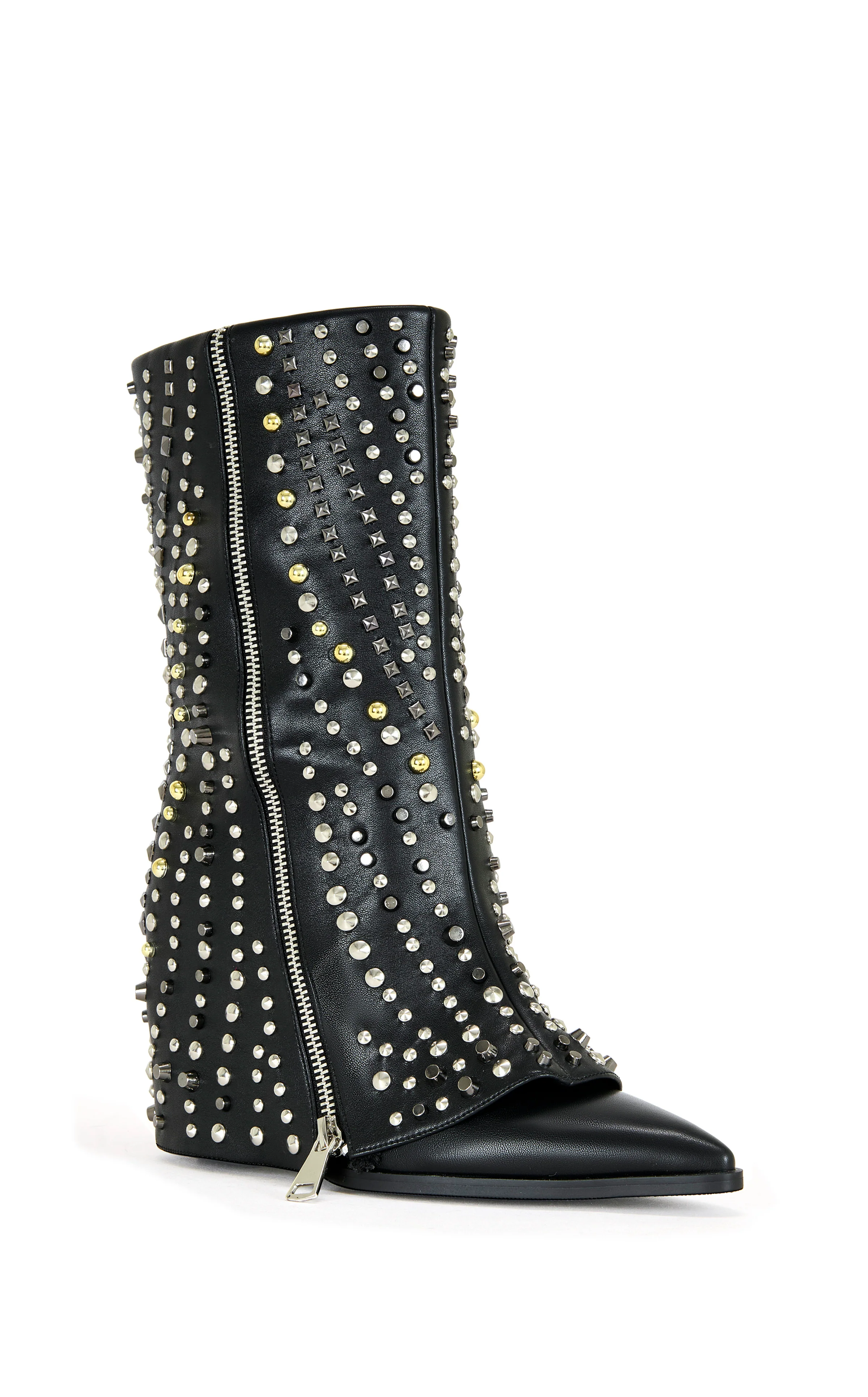 HEMATINE-BLACK WESTERN BOOTIE - Image 2