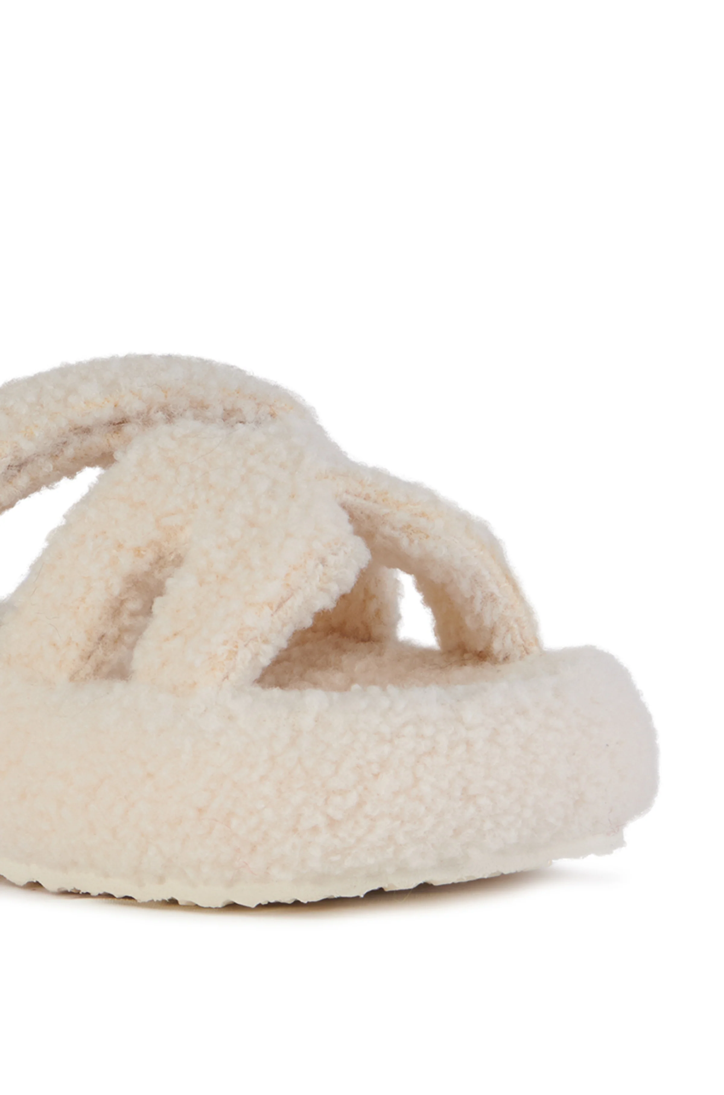 HONOR-WHITE FLAT SLIPPER - Image 4