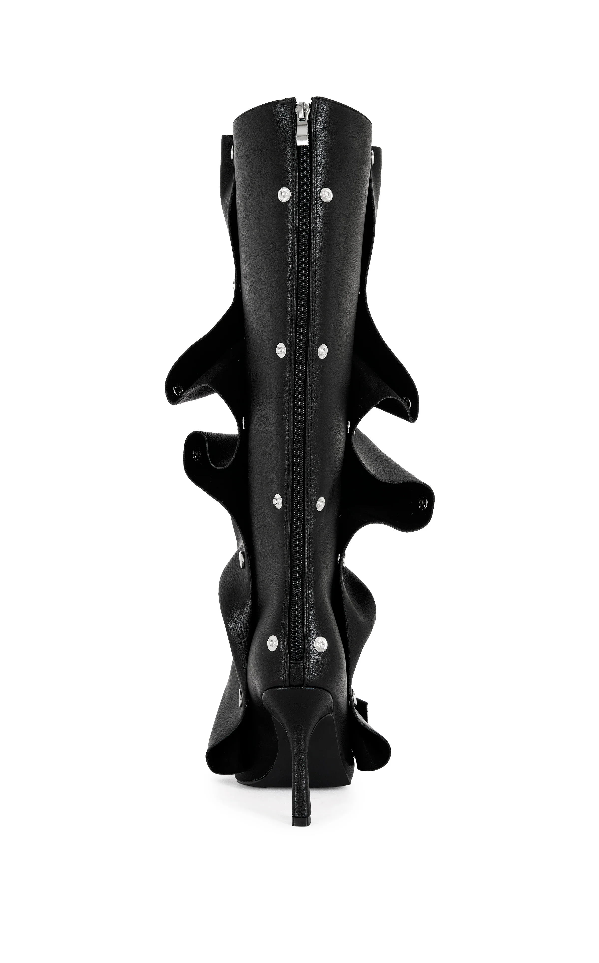 IMOGINE-BLACK ADJUSTABLE POINTED TOE BOOT - Image 3