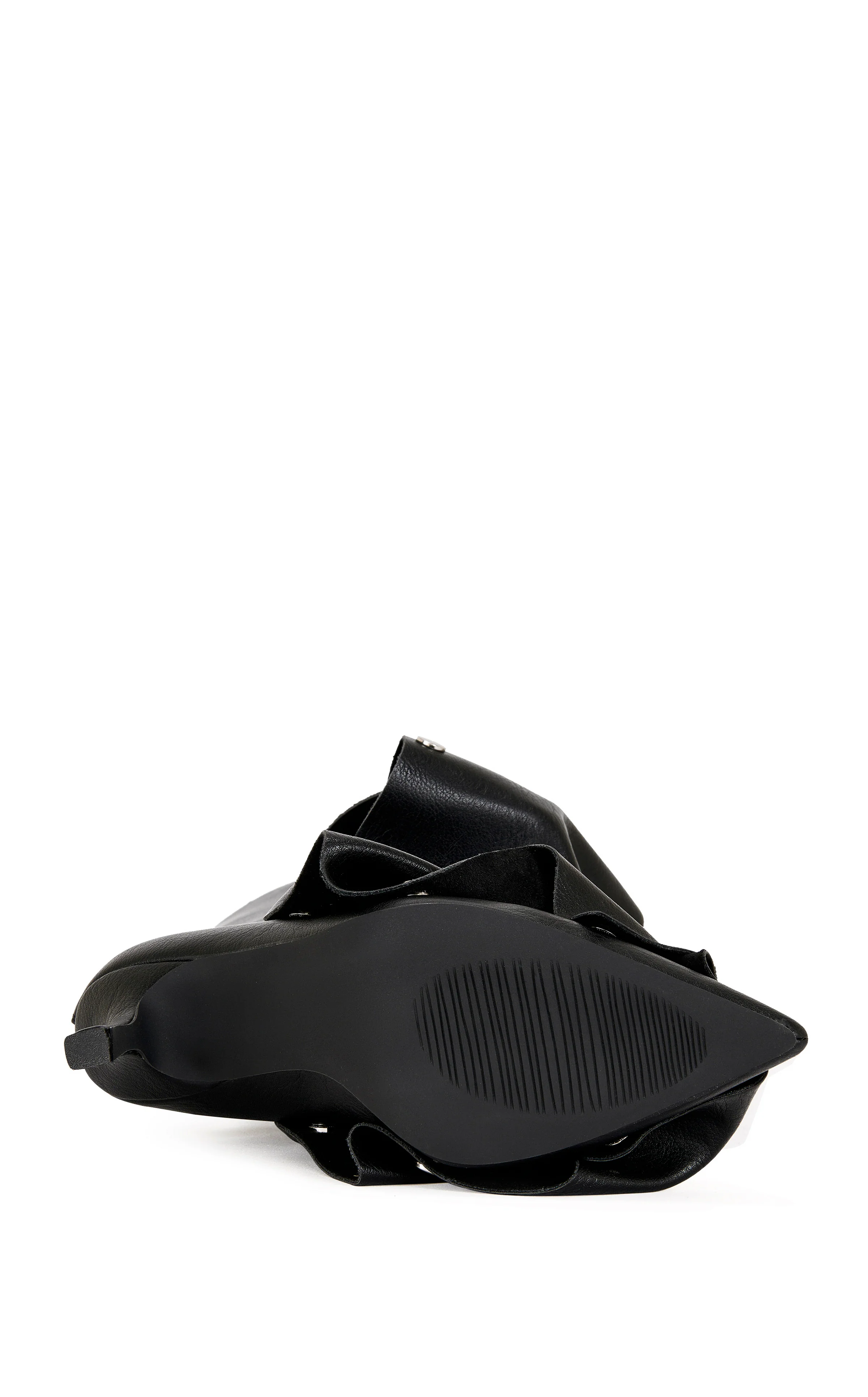 IMOGINE-BLACK ADJUSTABLE POINTED TOE BOOT - Image 4