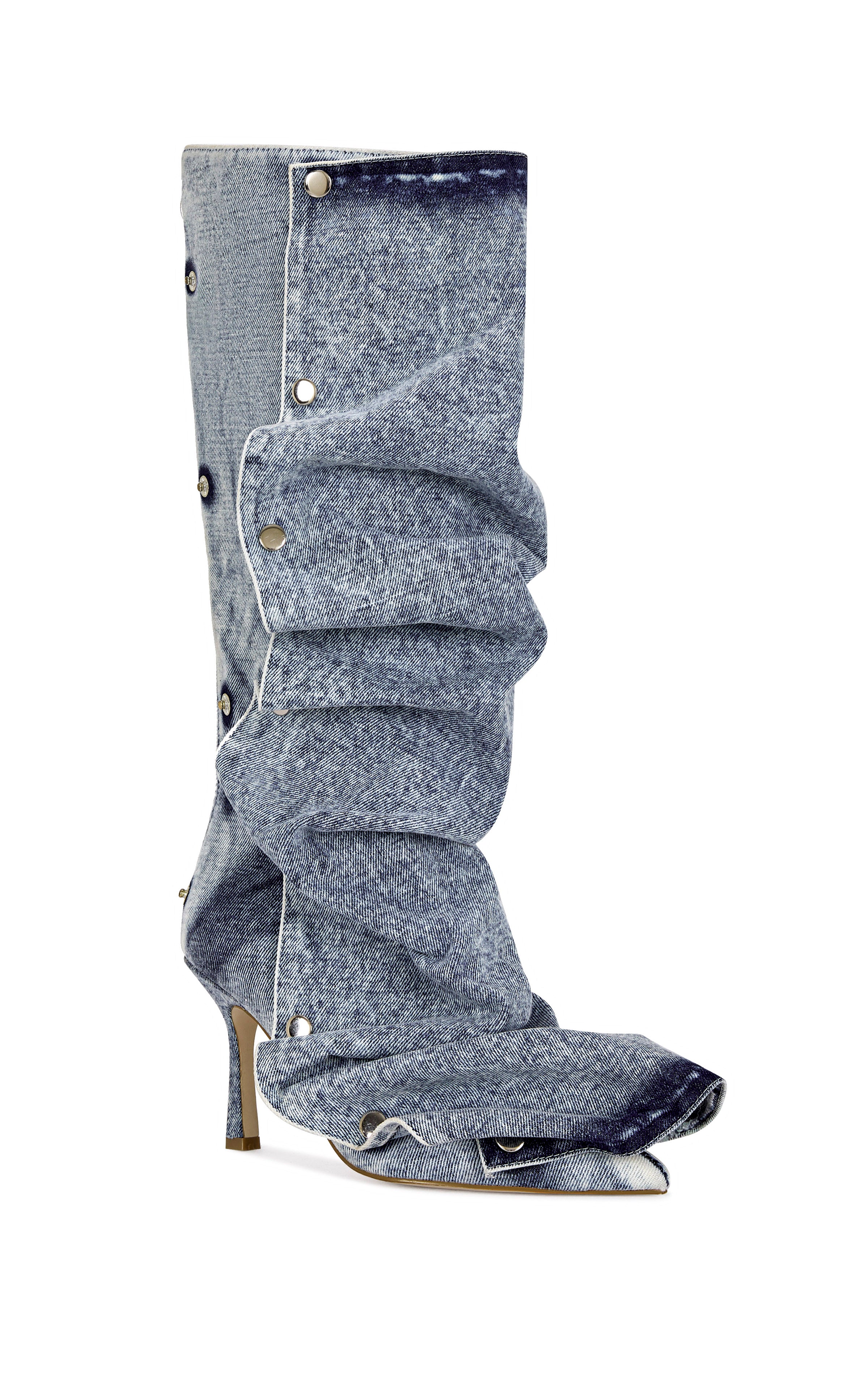 IMOGINE-DENIM STILETTO BOOT - Image 2