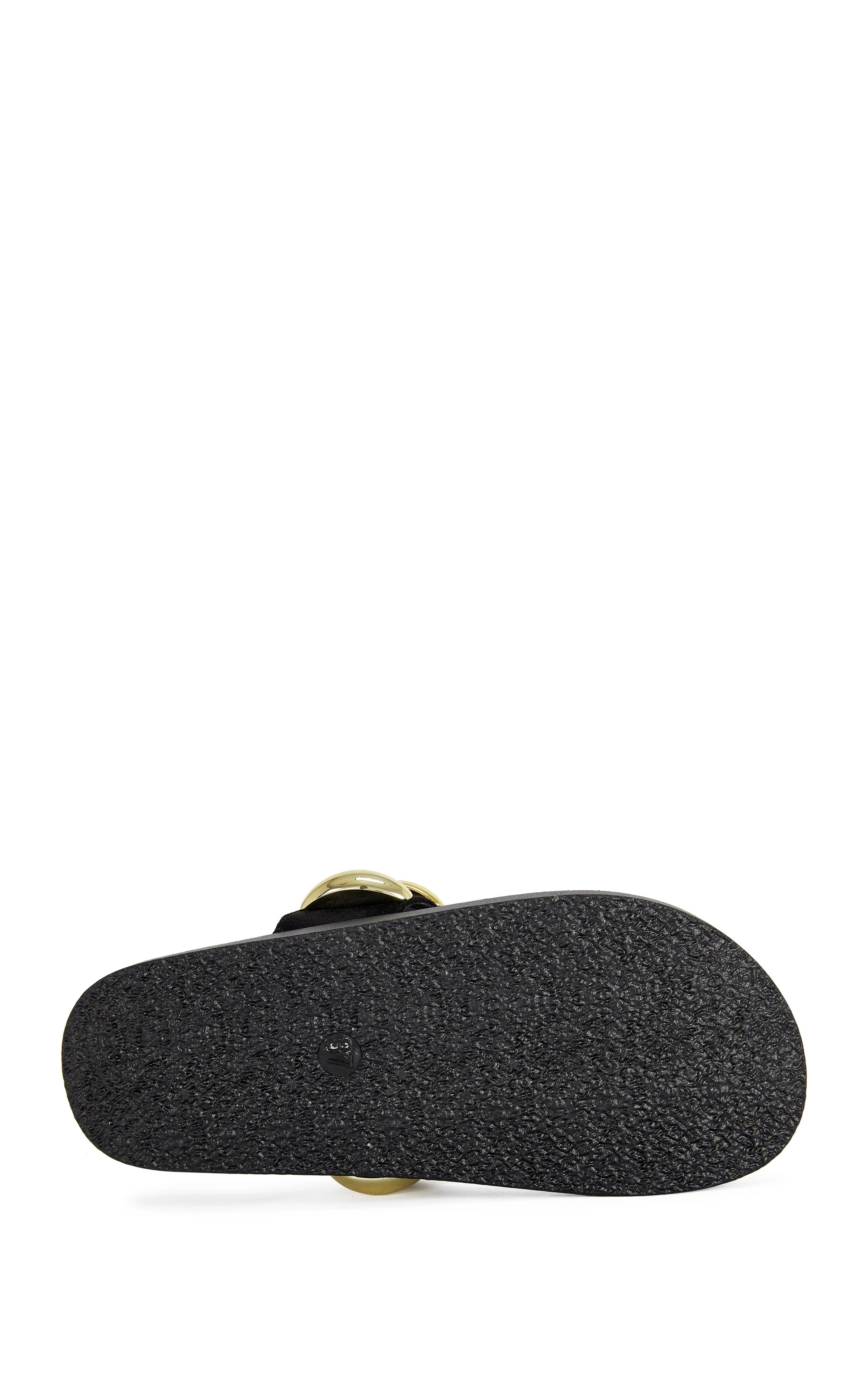 IMPISI-BLACK STUDDED TOE RING SANDAL - Image 5