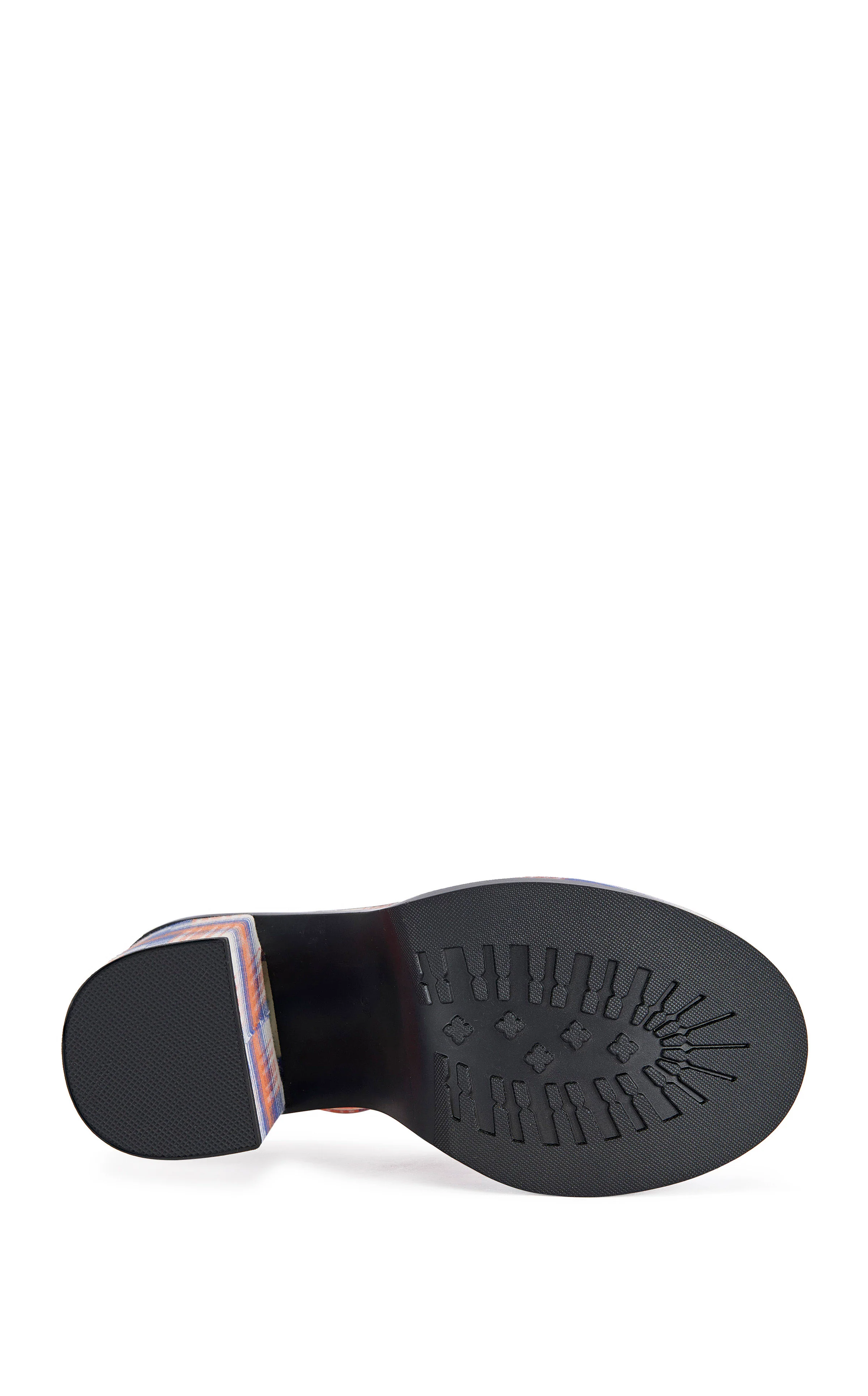 JAETYN-ORANGEPLAID PLATFORM SANDAL - Image 5