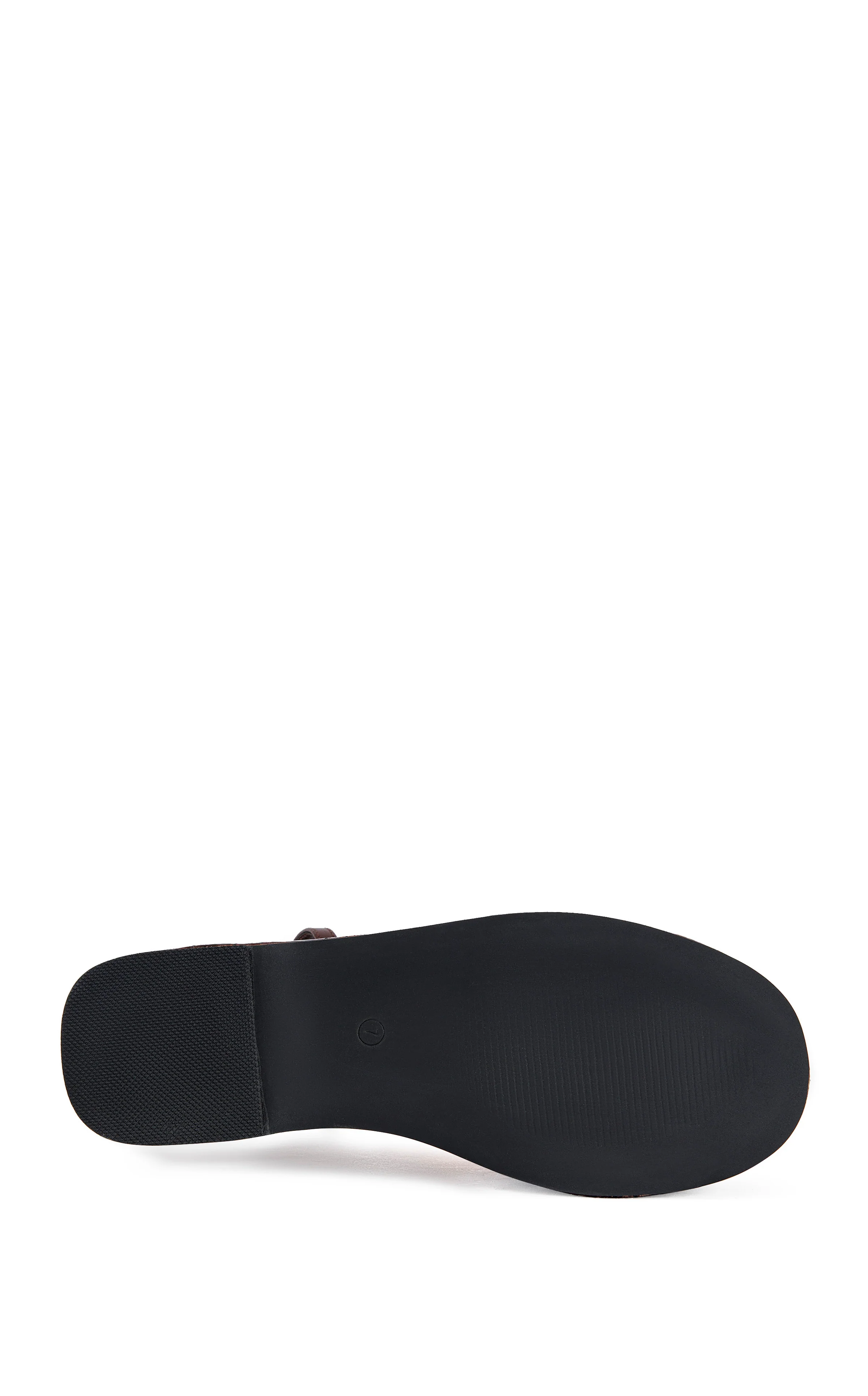 JENZA-CHOCOLATE PLATFORM WEDGE JELLY SANDAL - Image 5