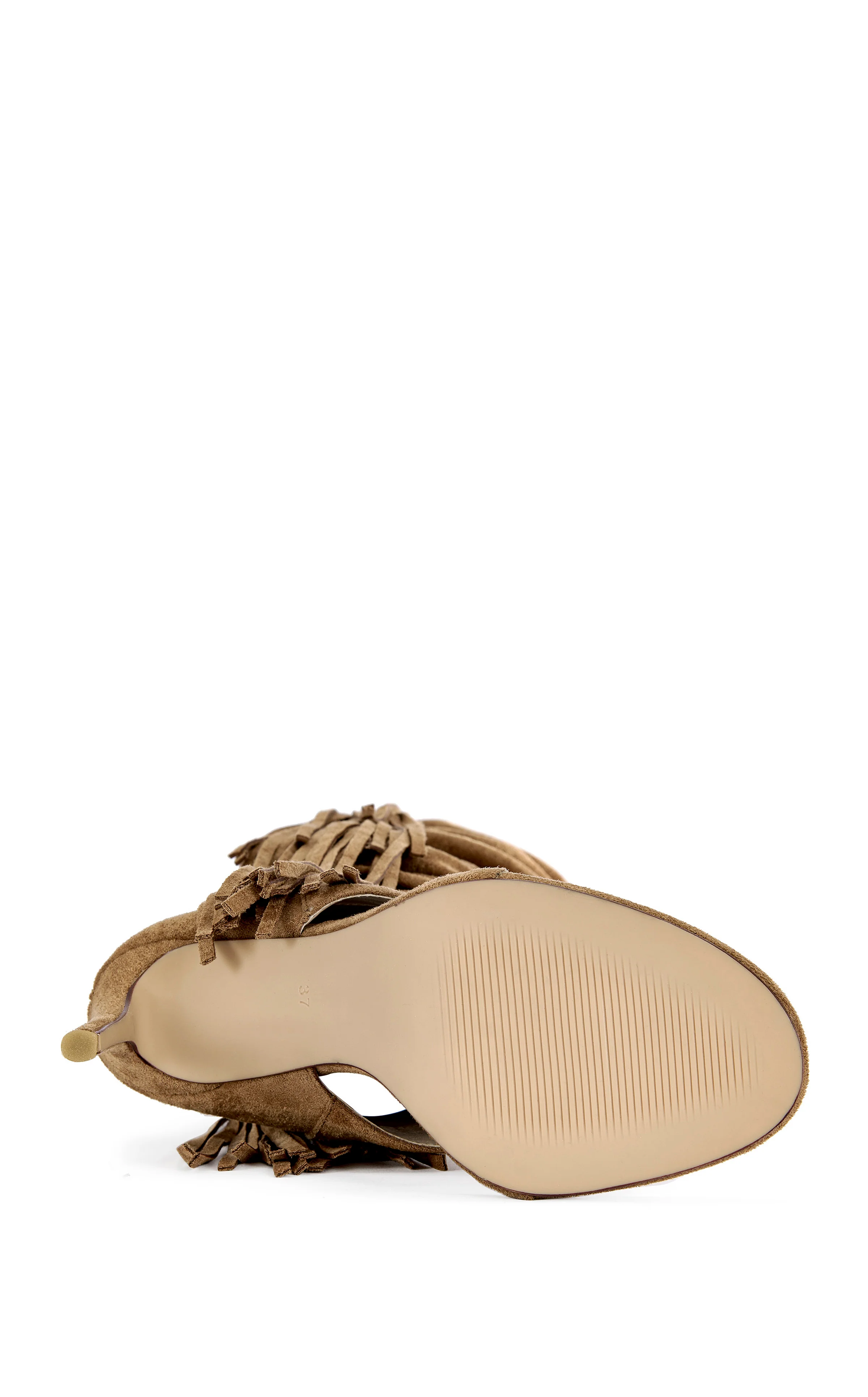 JOHANNA-TAN FRINGE STILETTO SANDAL BOOT - Image 6