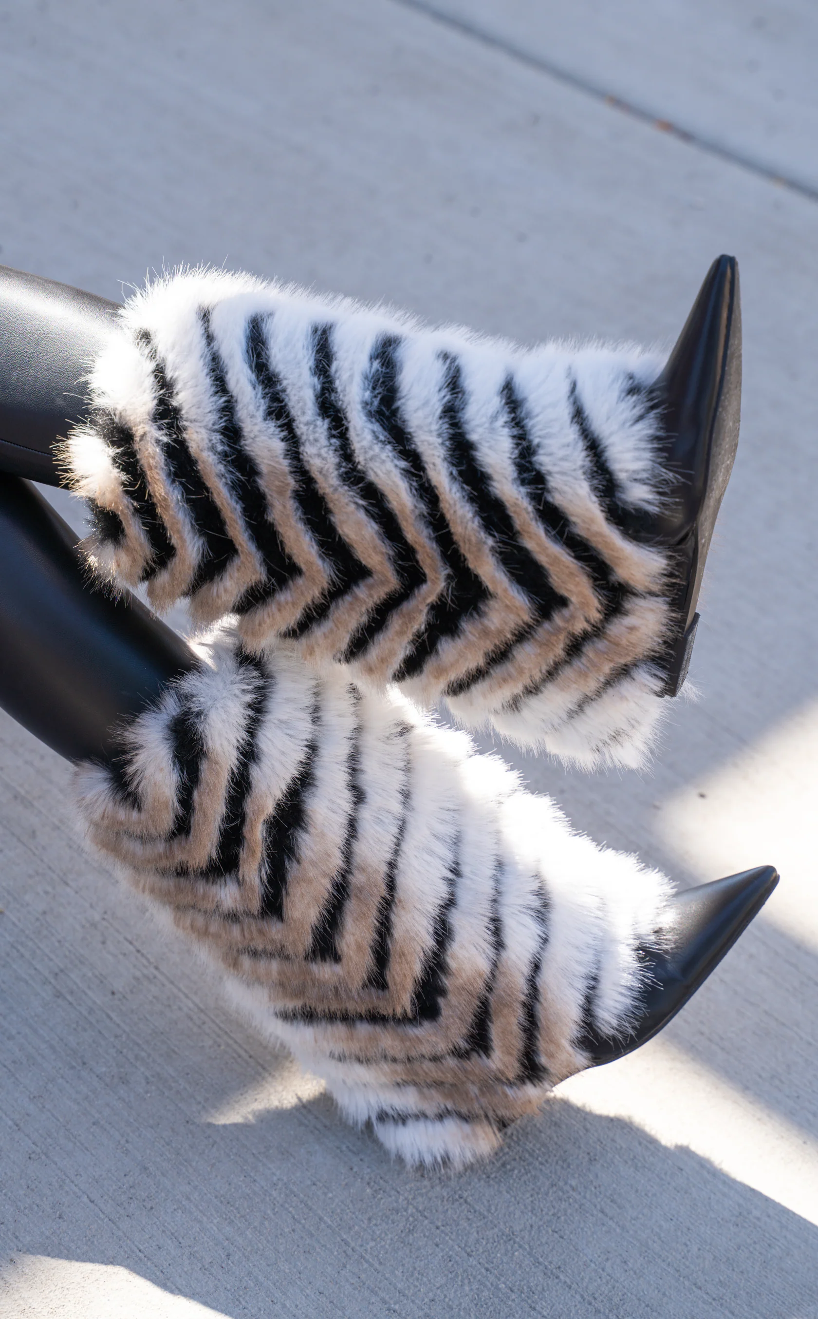 JONETTE-BLACKMULTI FAUX FUR BOOTIE - Image 2