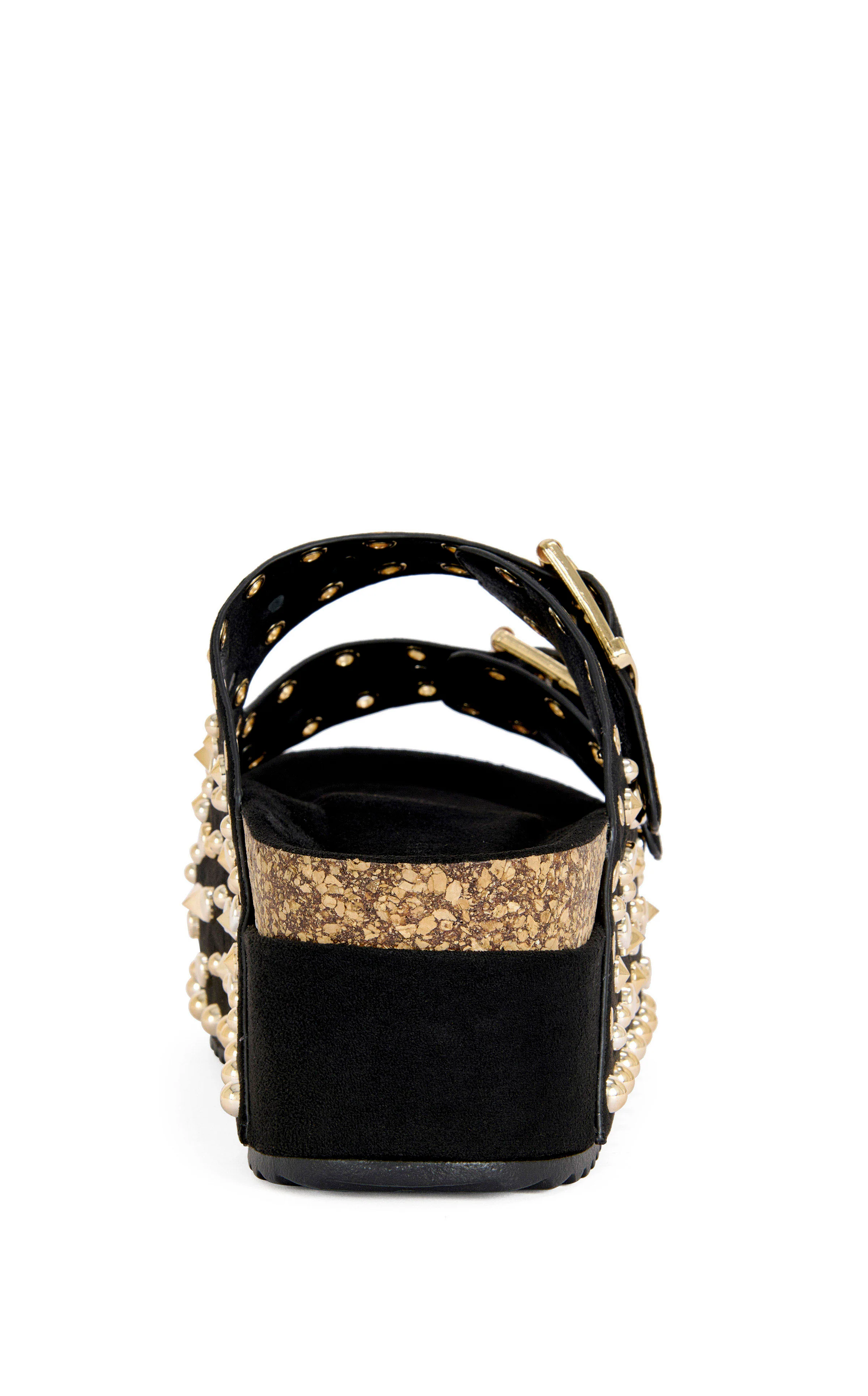 KAEGAN-BLACK FLATFORM SANDAL - Image 3