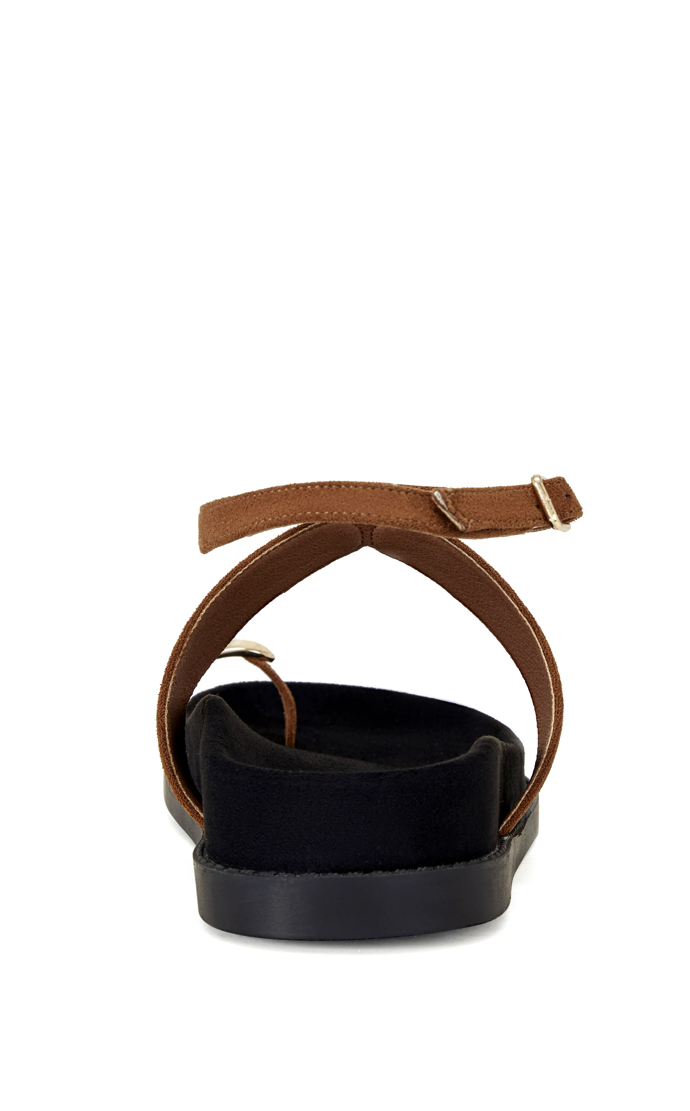 KANI-BROWN FLAT SANDAL - Image 3