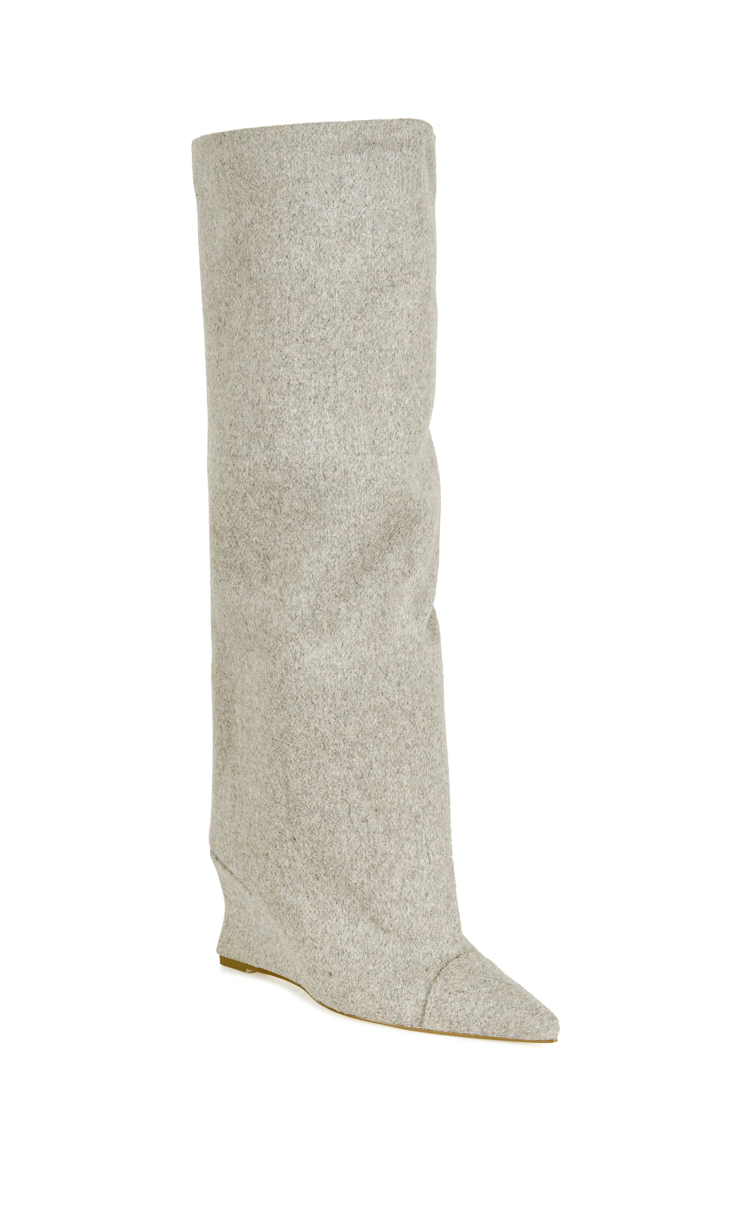 KENYA-GREY WEDGE BOOT - Image 2