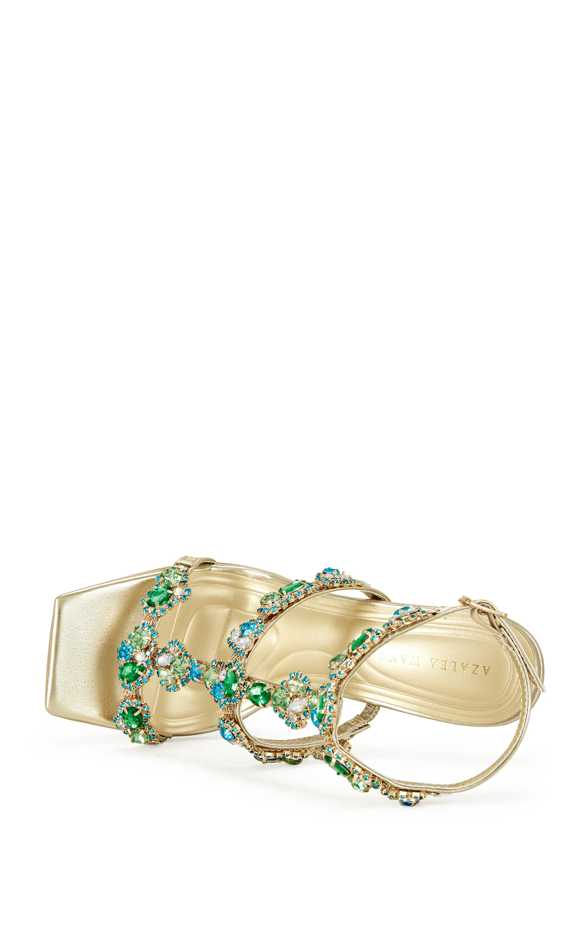 KHAI-GOLD STILETTO SANDAL - Image 5