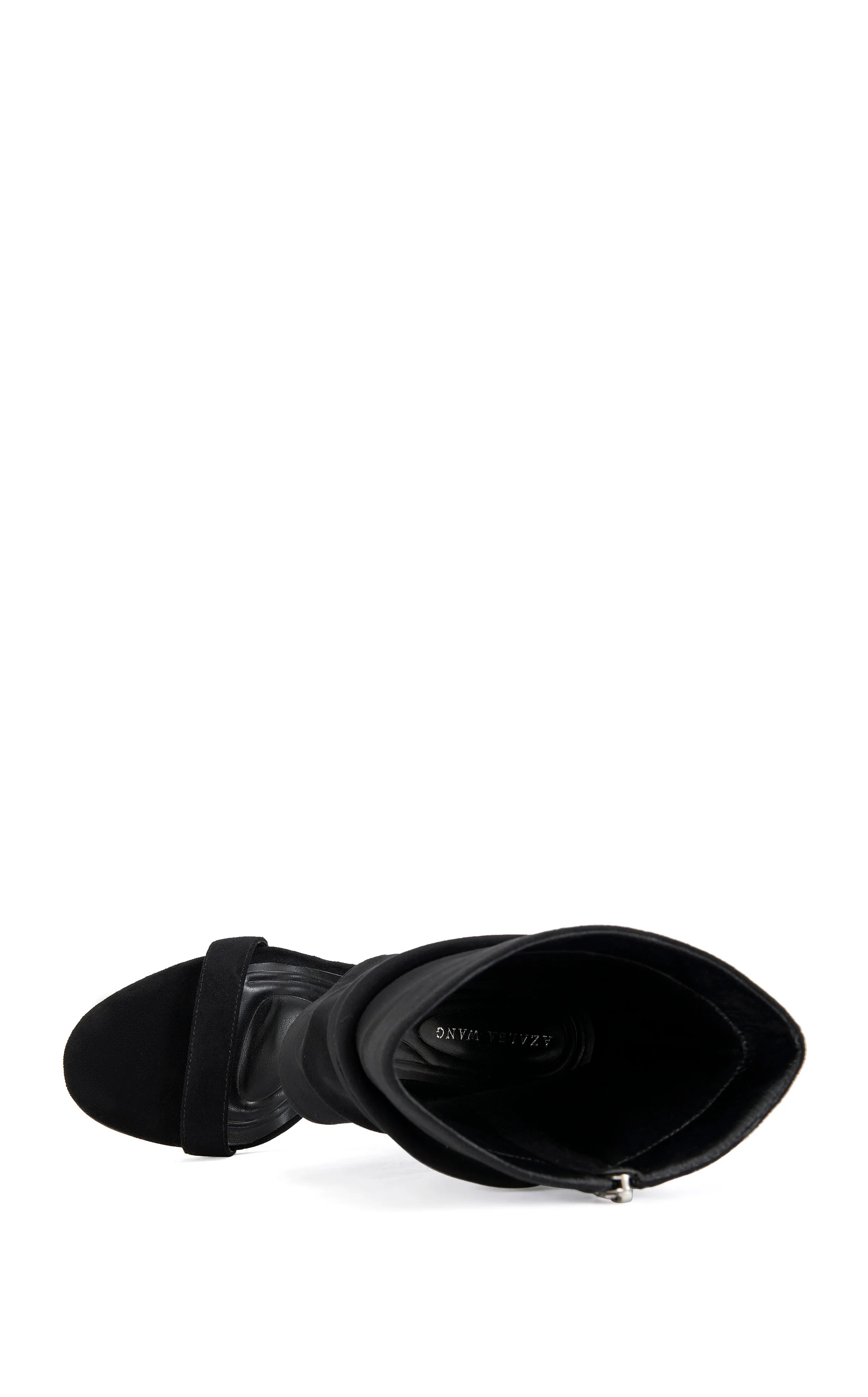 KYVELISA-BLACK SLOUCH WEDGE SANDAL BOOTIE - Image 5